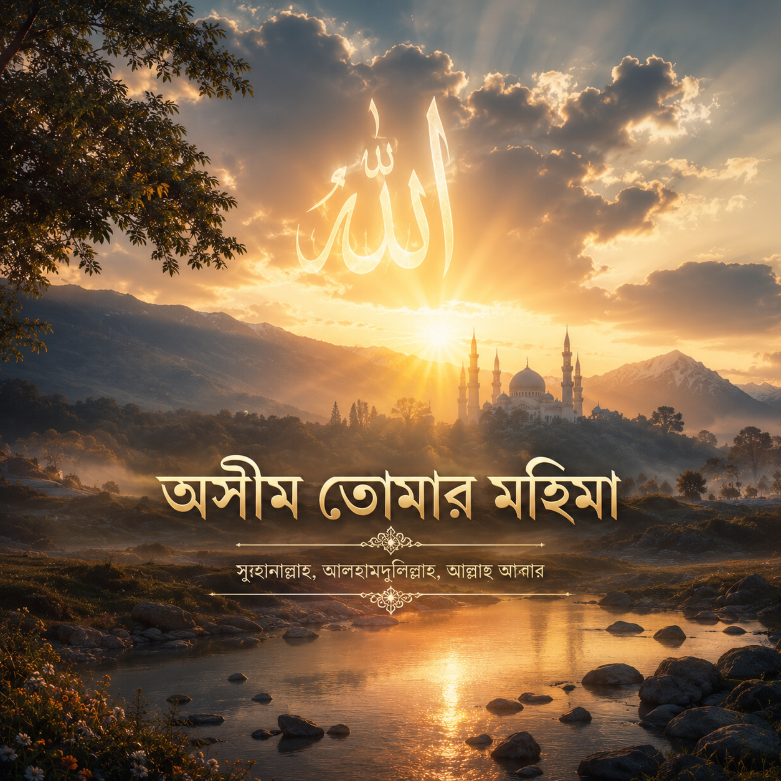 অসীম তোমার মহিমা (Hamd) by Hafizur Rahman Siddique cover art