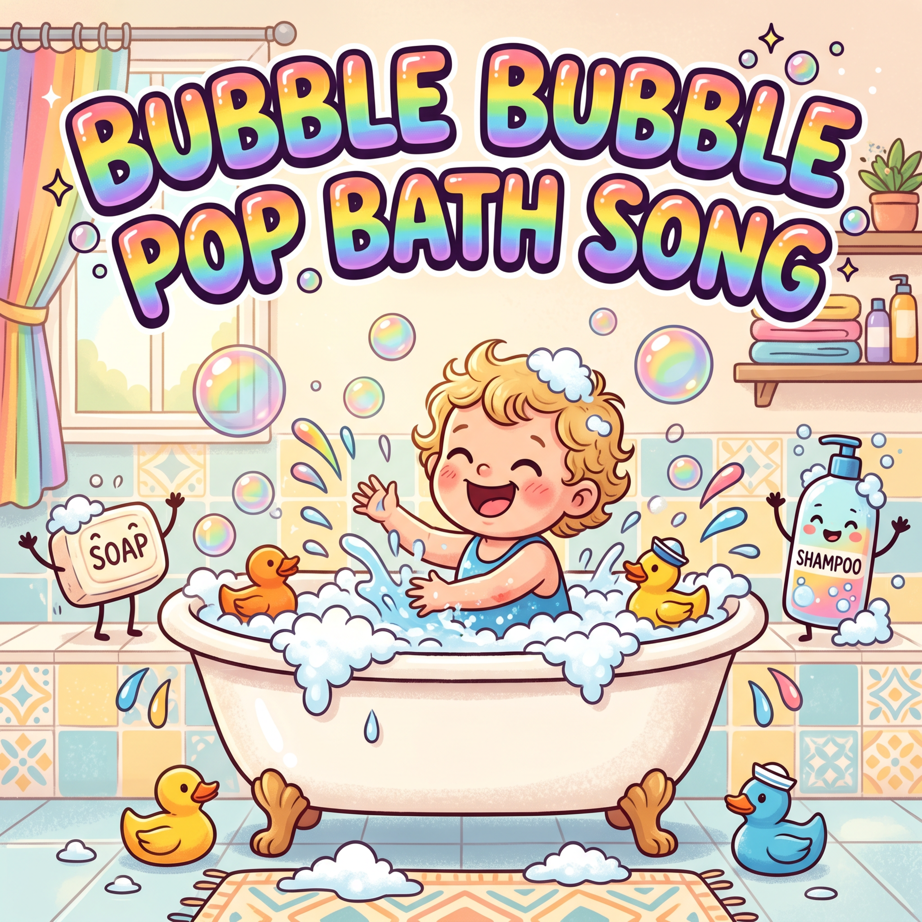 Bubble Bubble Pop Bath Song artwork