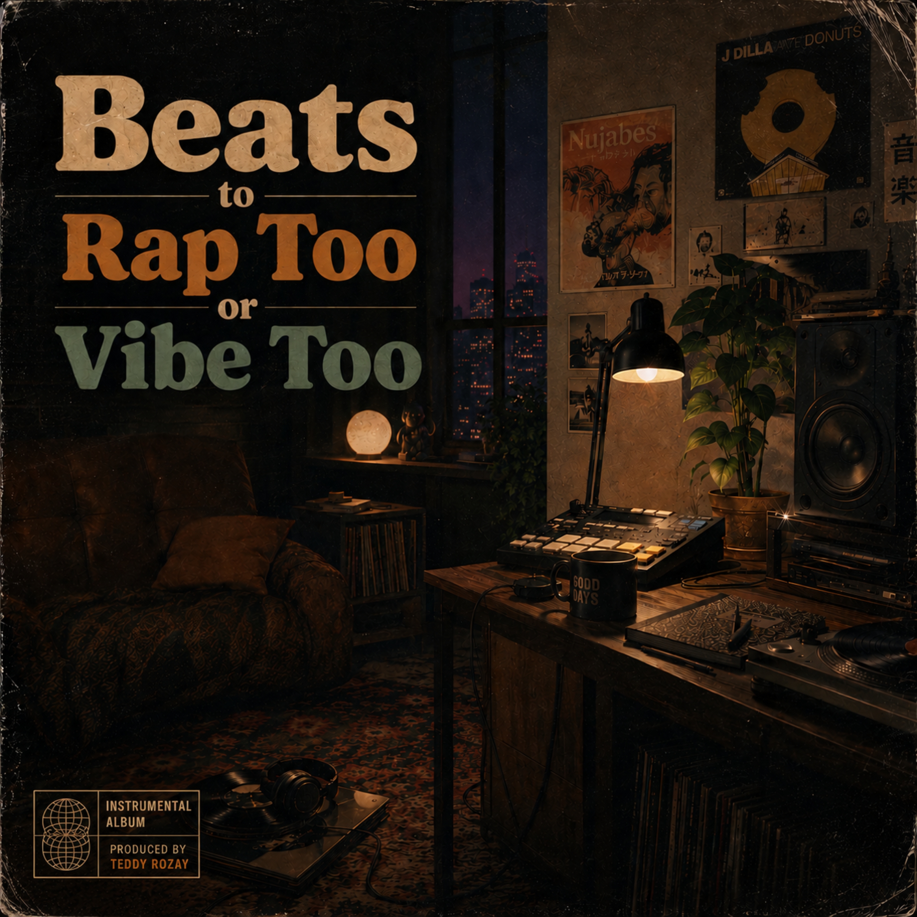 Beats to Rap Too or Vibe Too Vol.1 by Teddy Rozay cover art