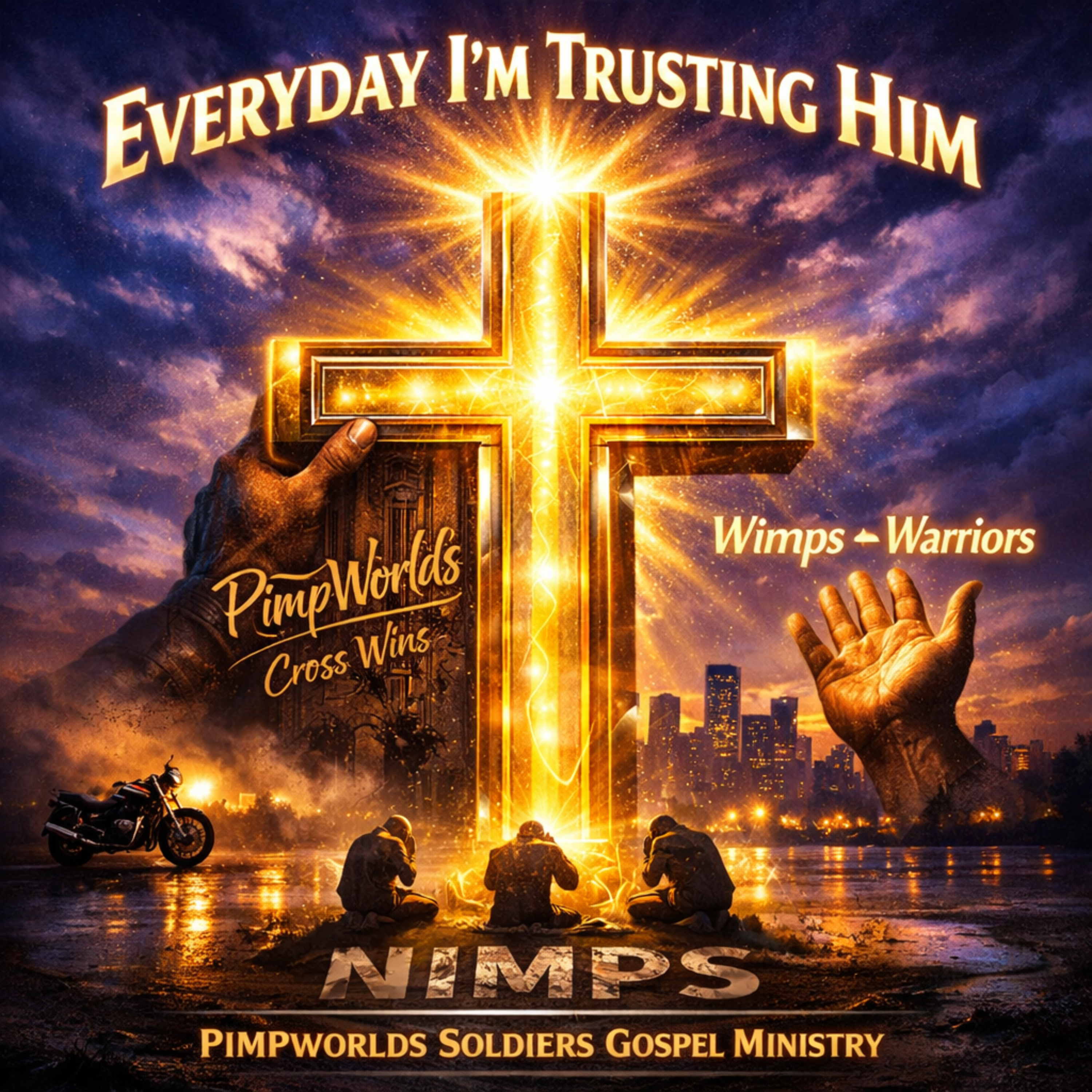 Everyday I'm trustin him in Jesus name artwork