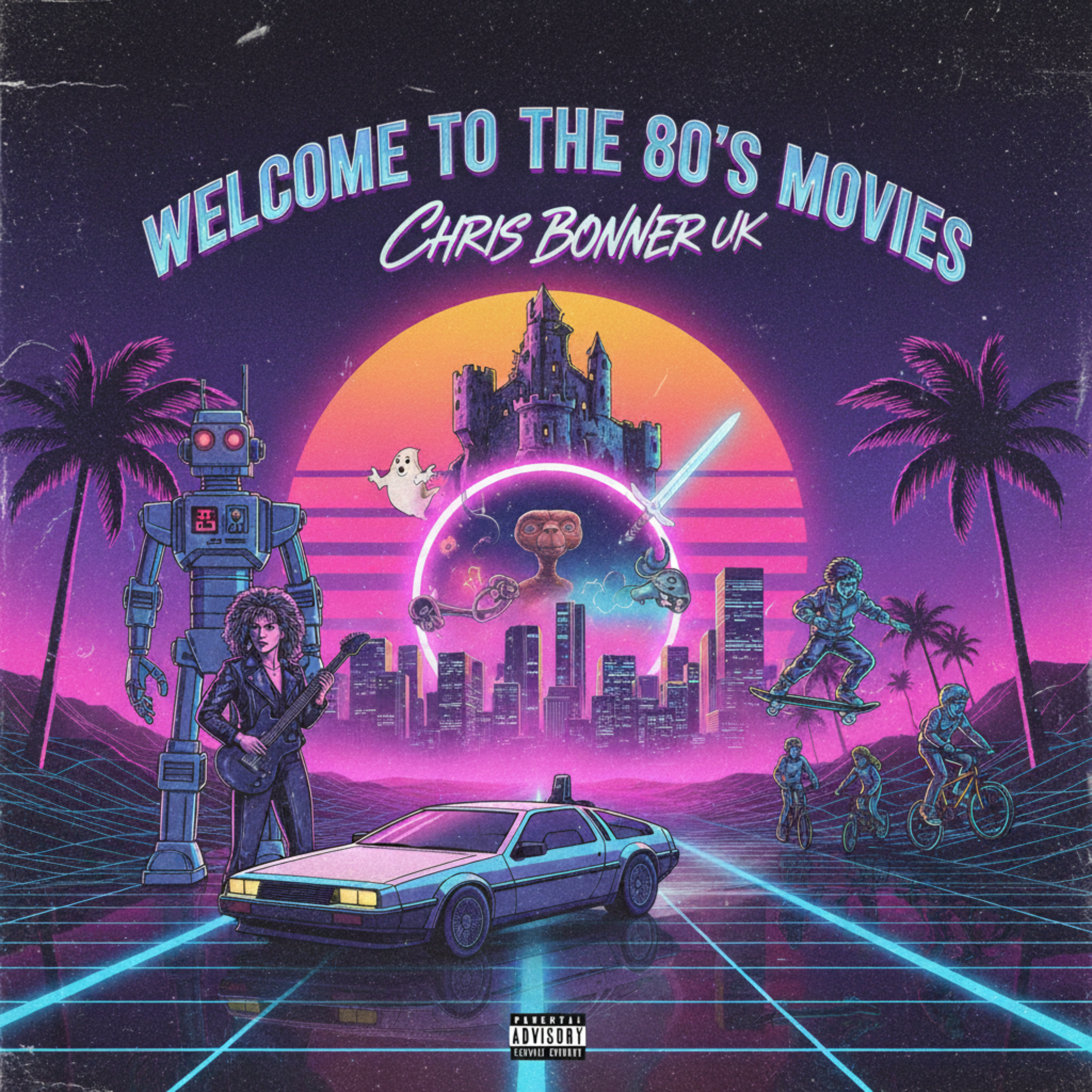 Welcome to The 80's Movies by Chris Bonner UK cover art