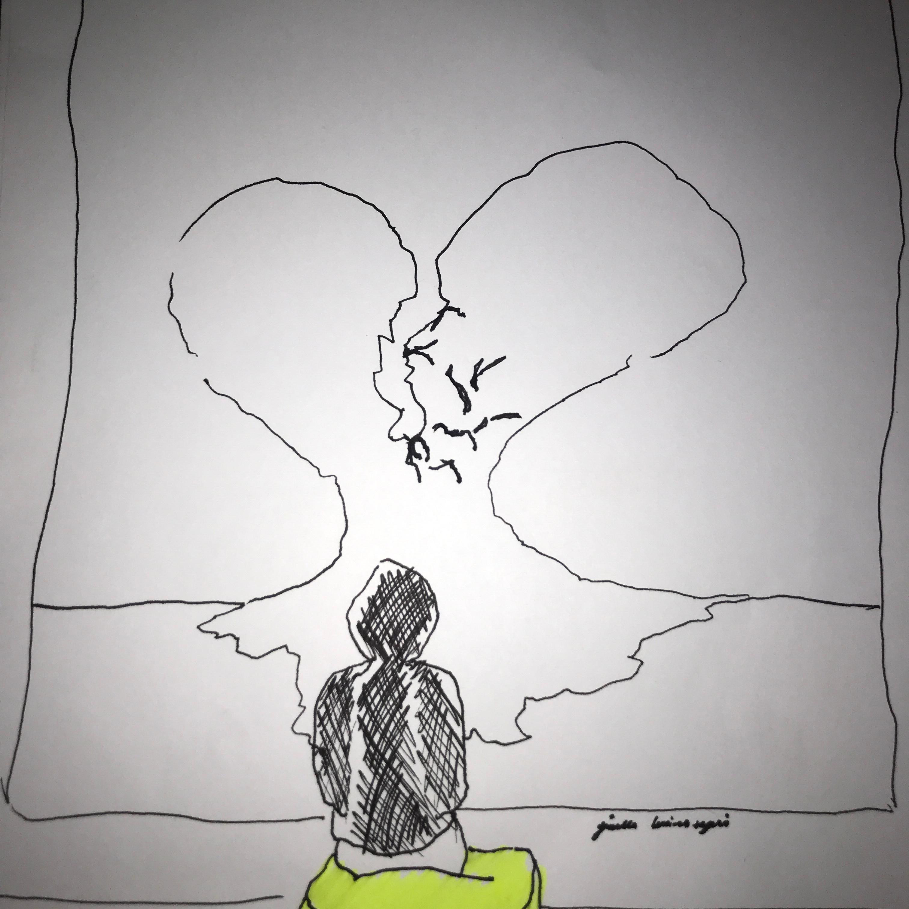 Left broken artwork