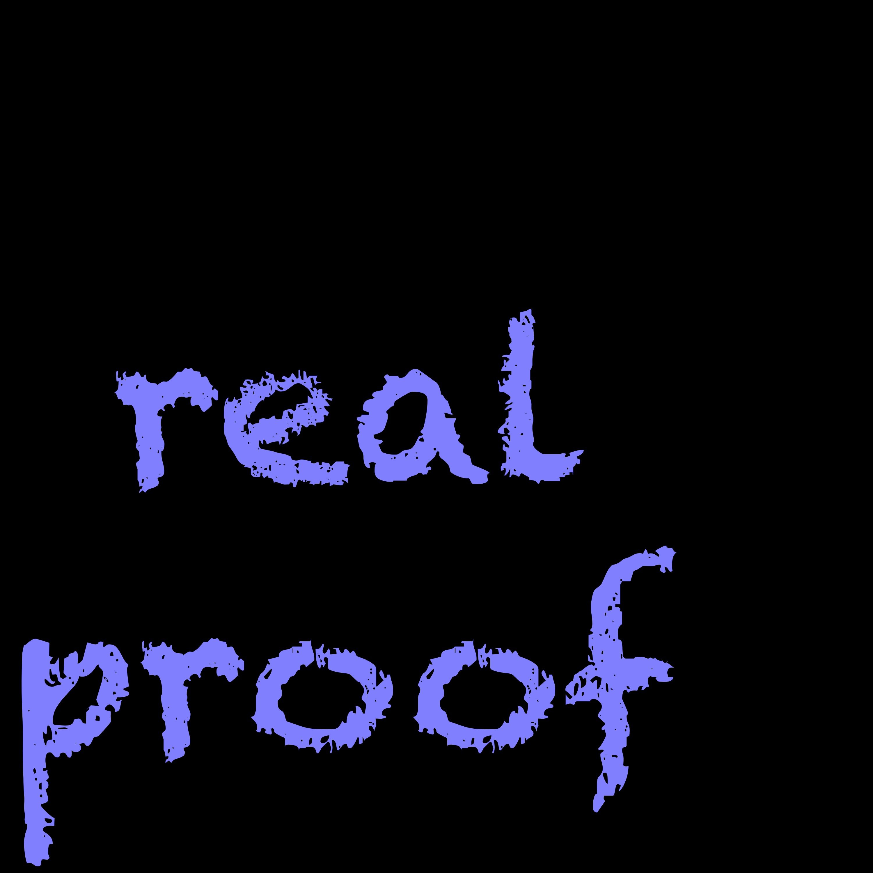 Real Proof artwork