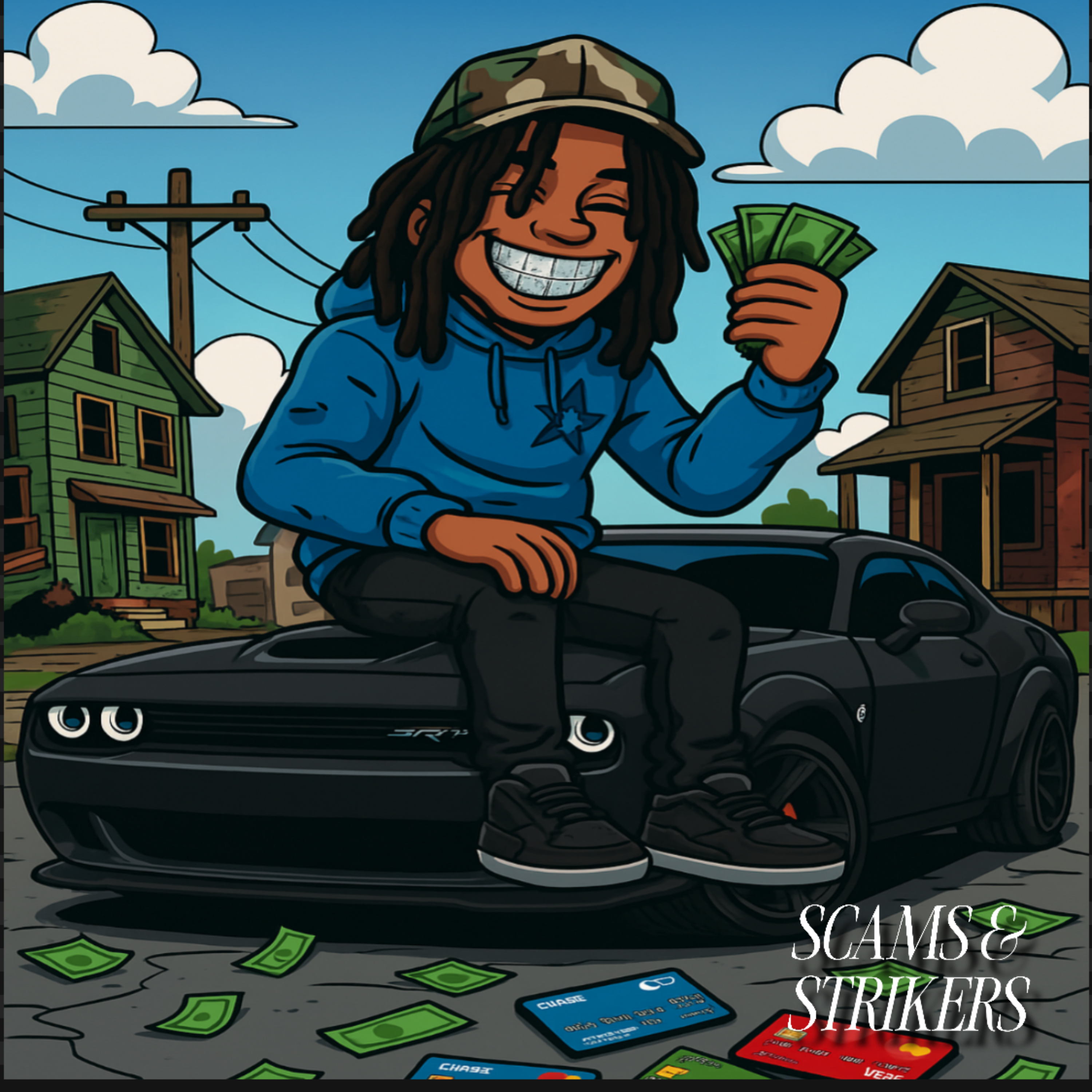 Scams And Strikers artwork