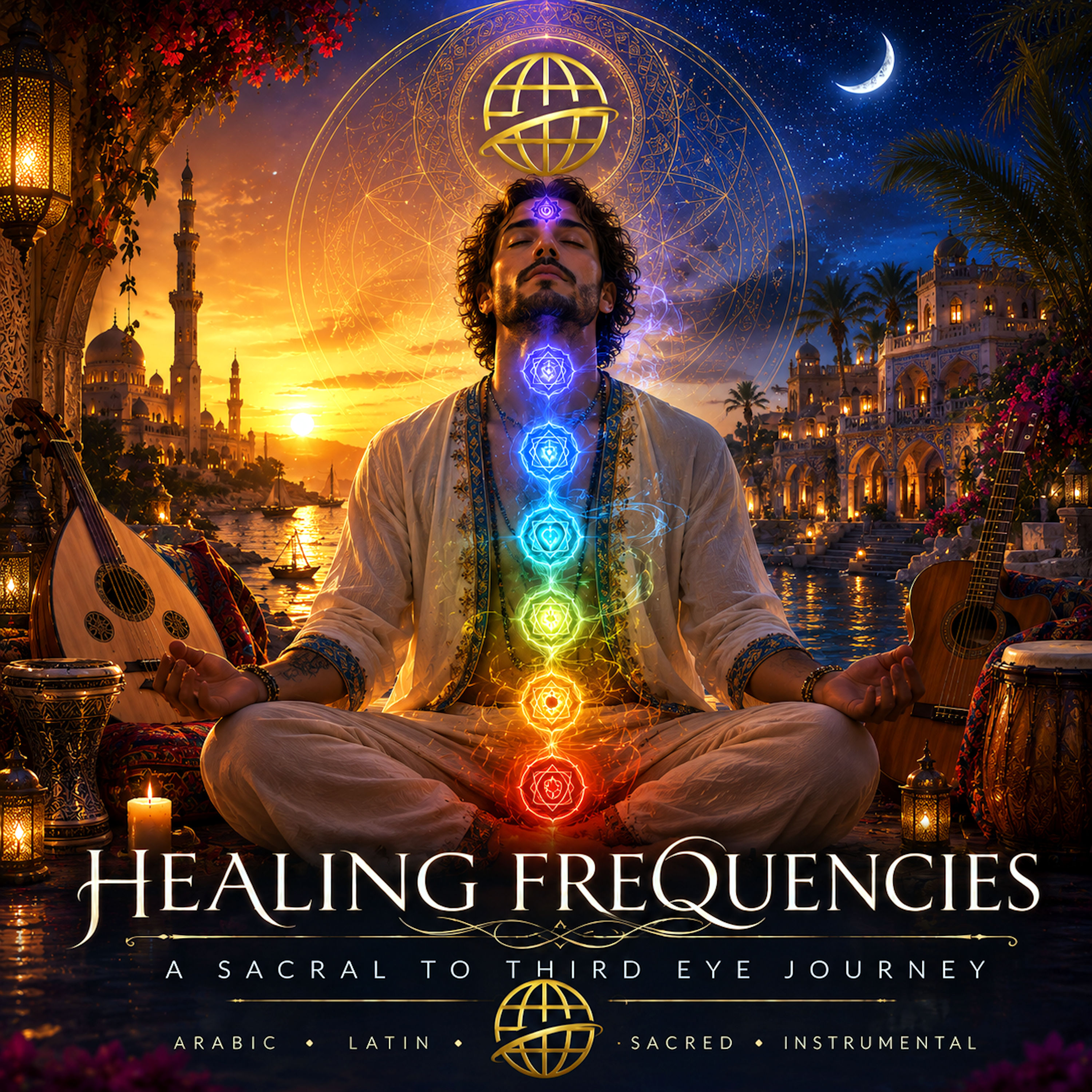 HEALING FREQUENCIES by GURUGRAM cover art
