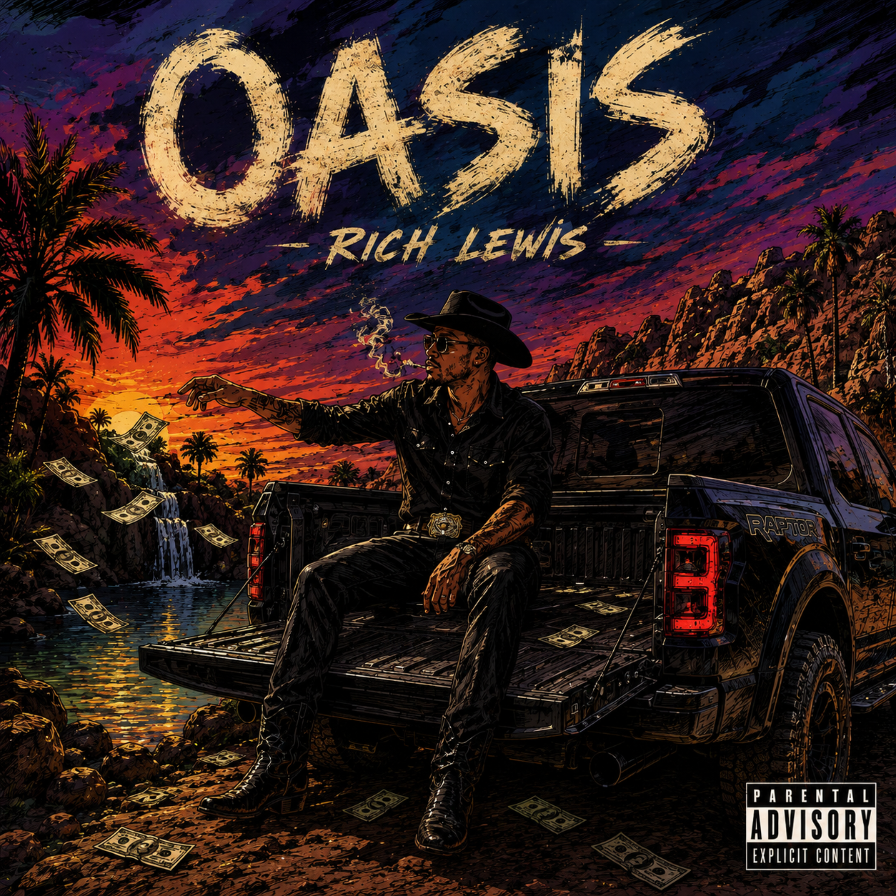 OASIS by RICH LEWIS cover art