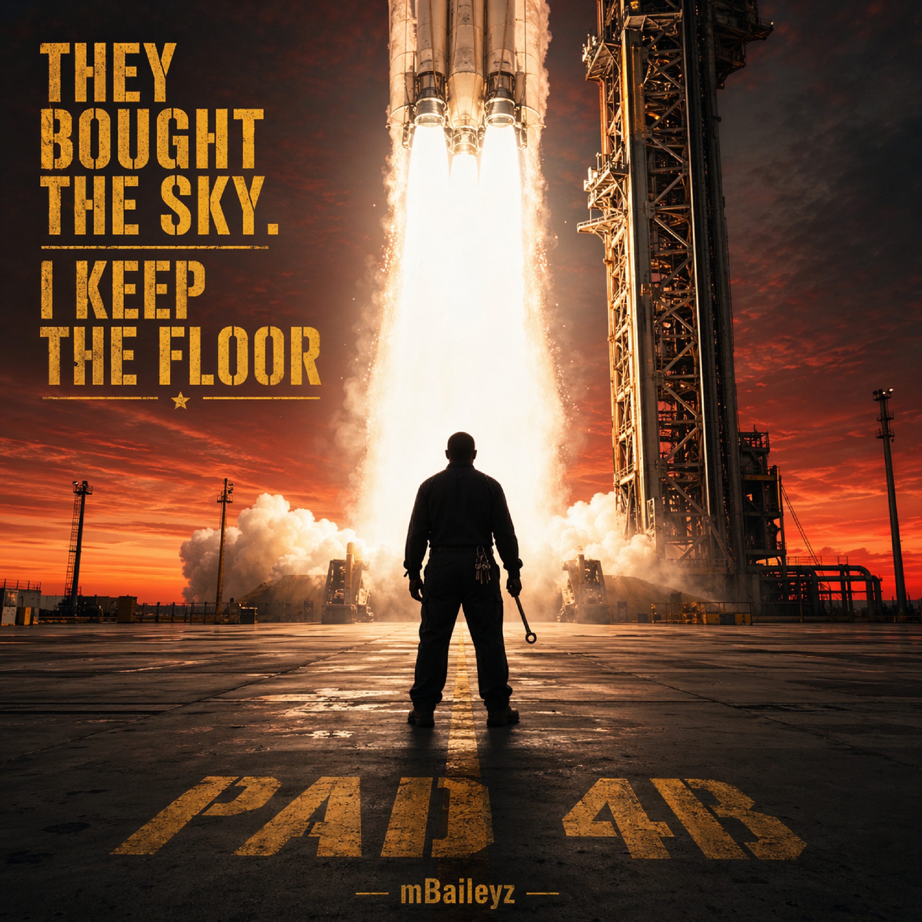 They bought the sky. I keep the floor artwork