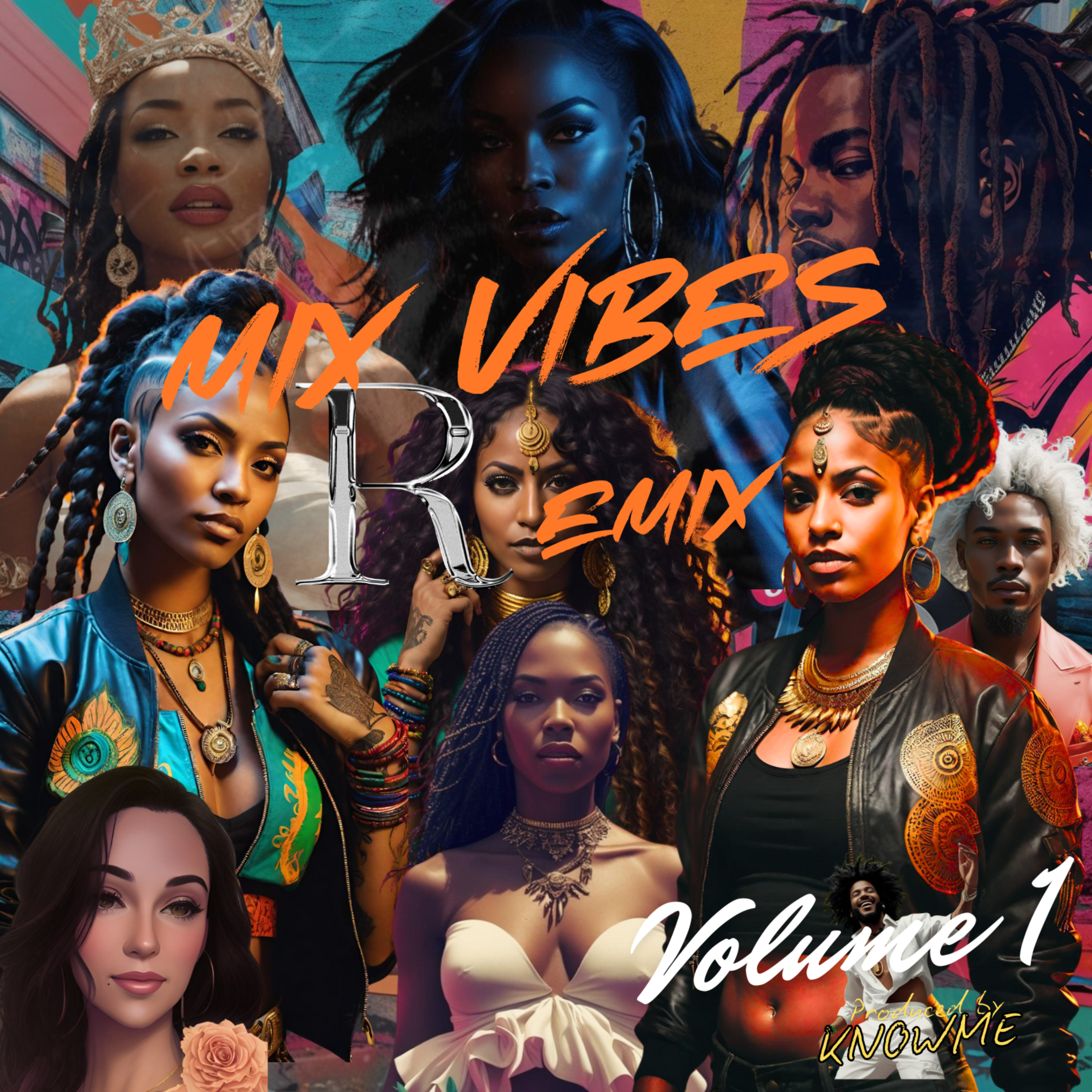 MIX VIBES REMIX VOL 1 by KNOWME cover art
