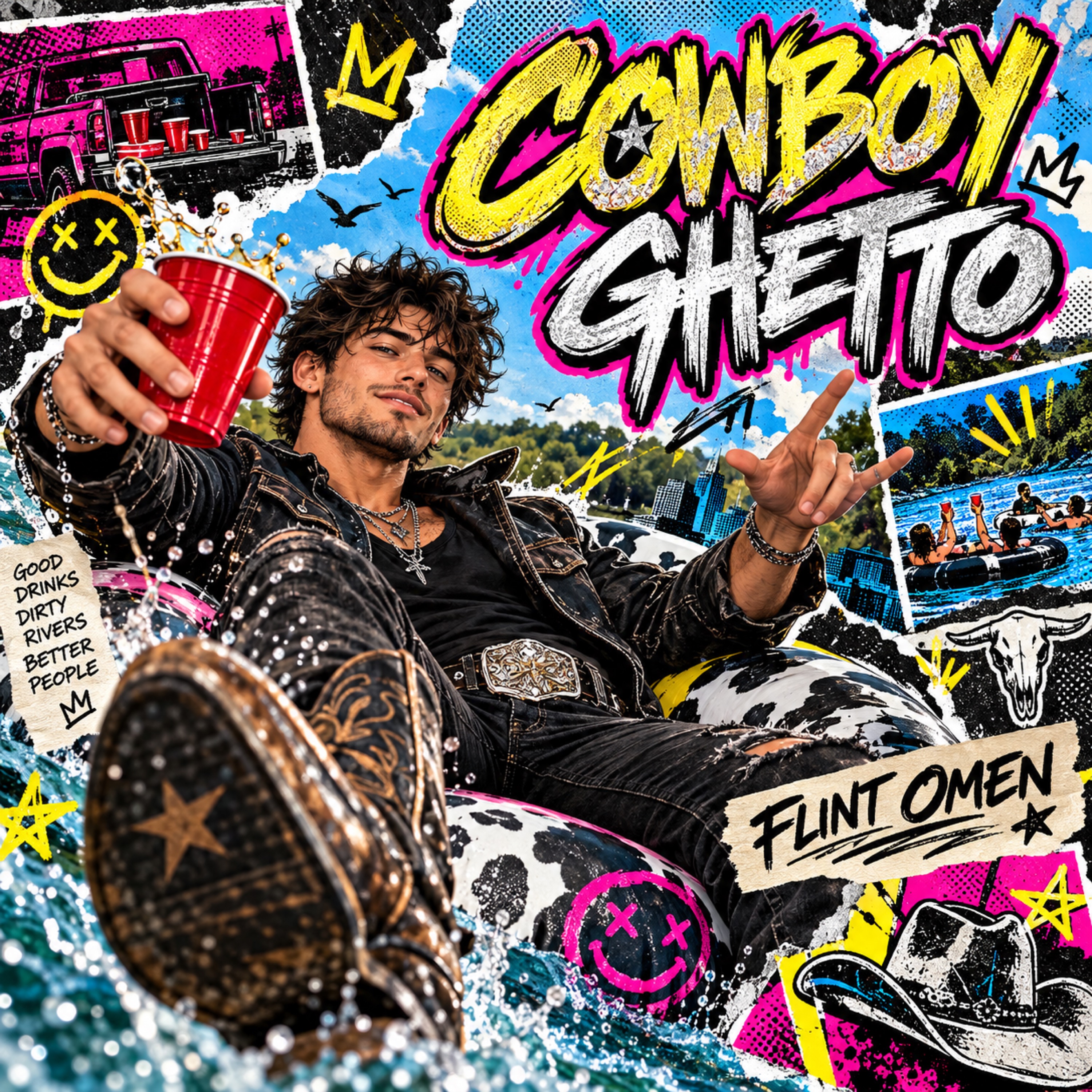 Cowboy Ghetto by Flint Omen cover art