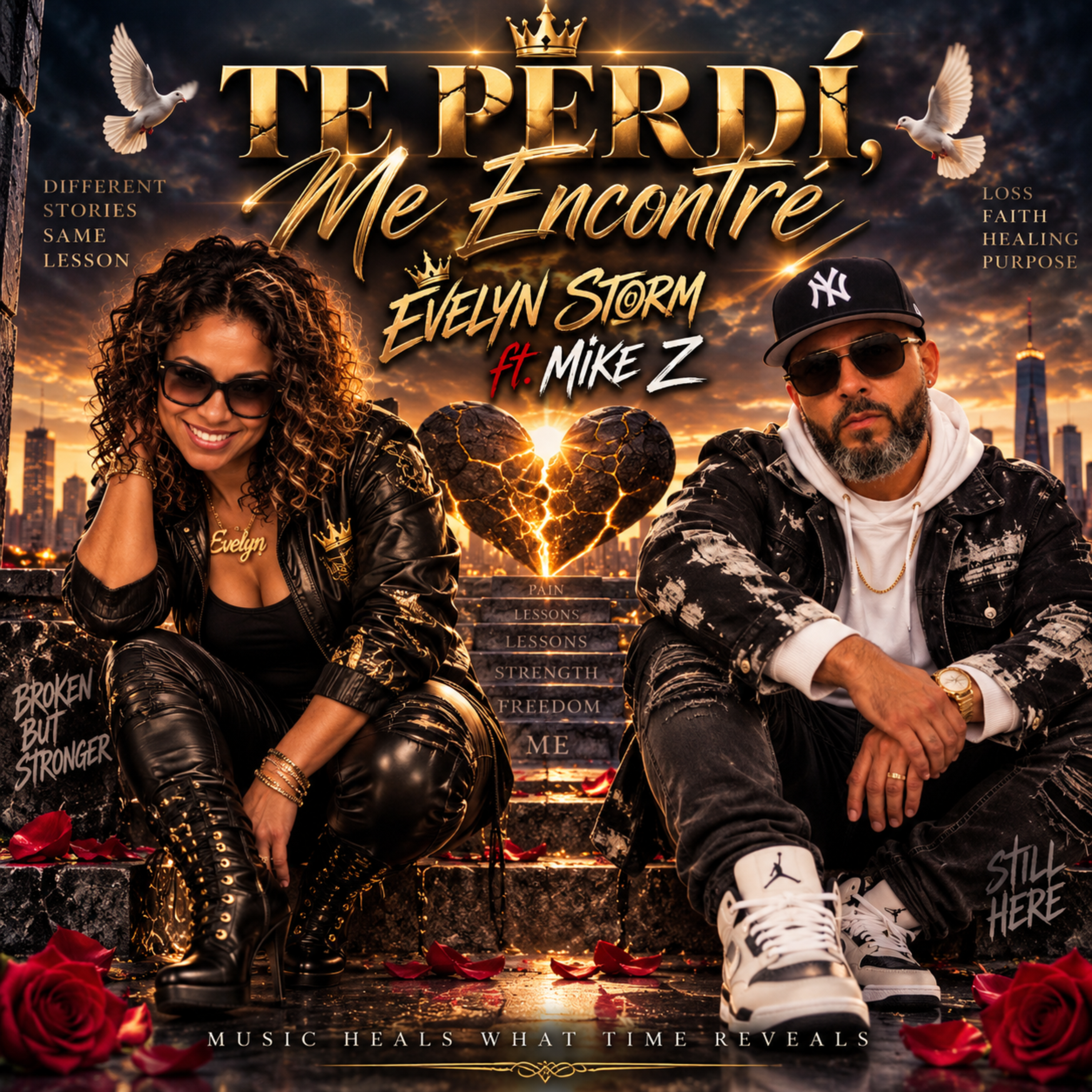 TE PERDÍ, ME ENCONTRÉ by Evelyn Storm cover art