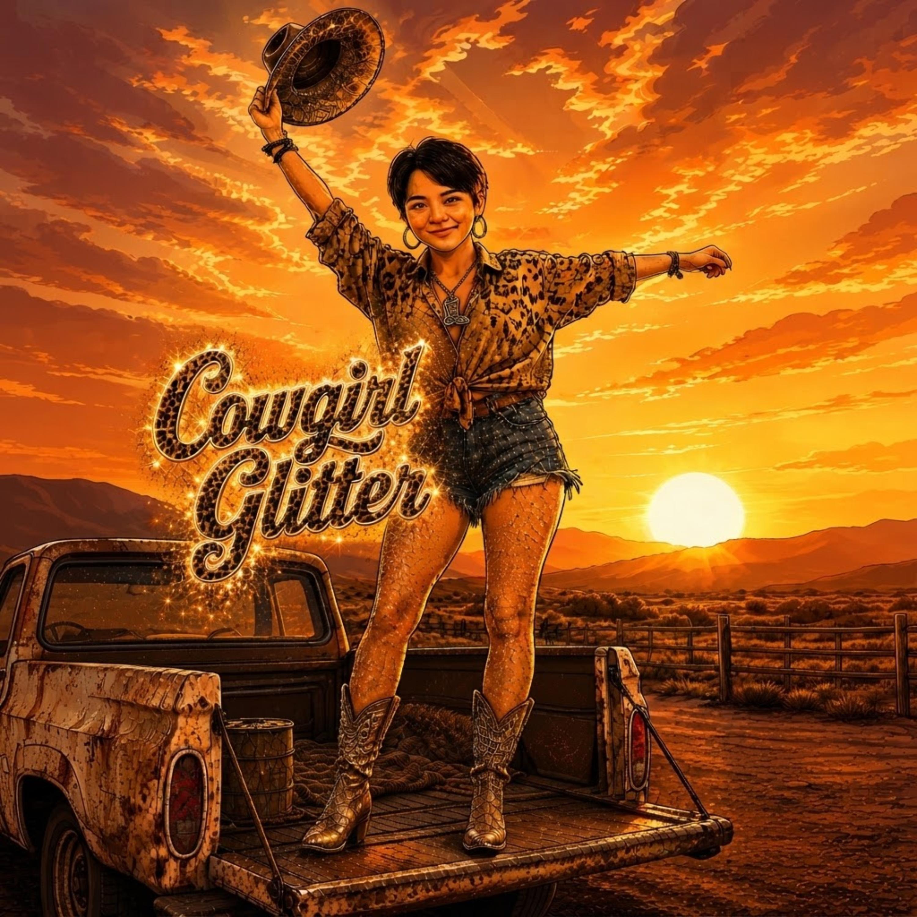 Cowgirl Glitter by glow flower cover art