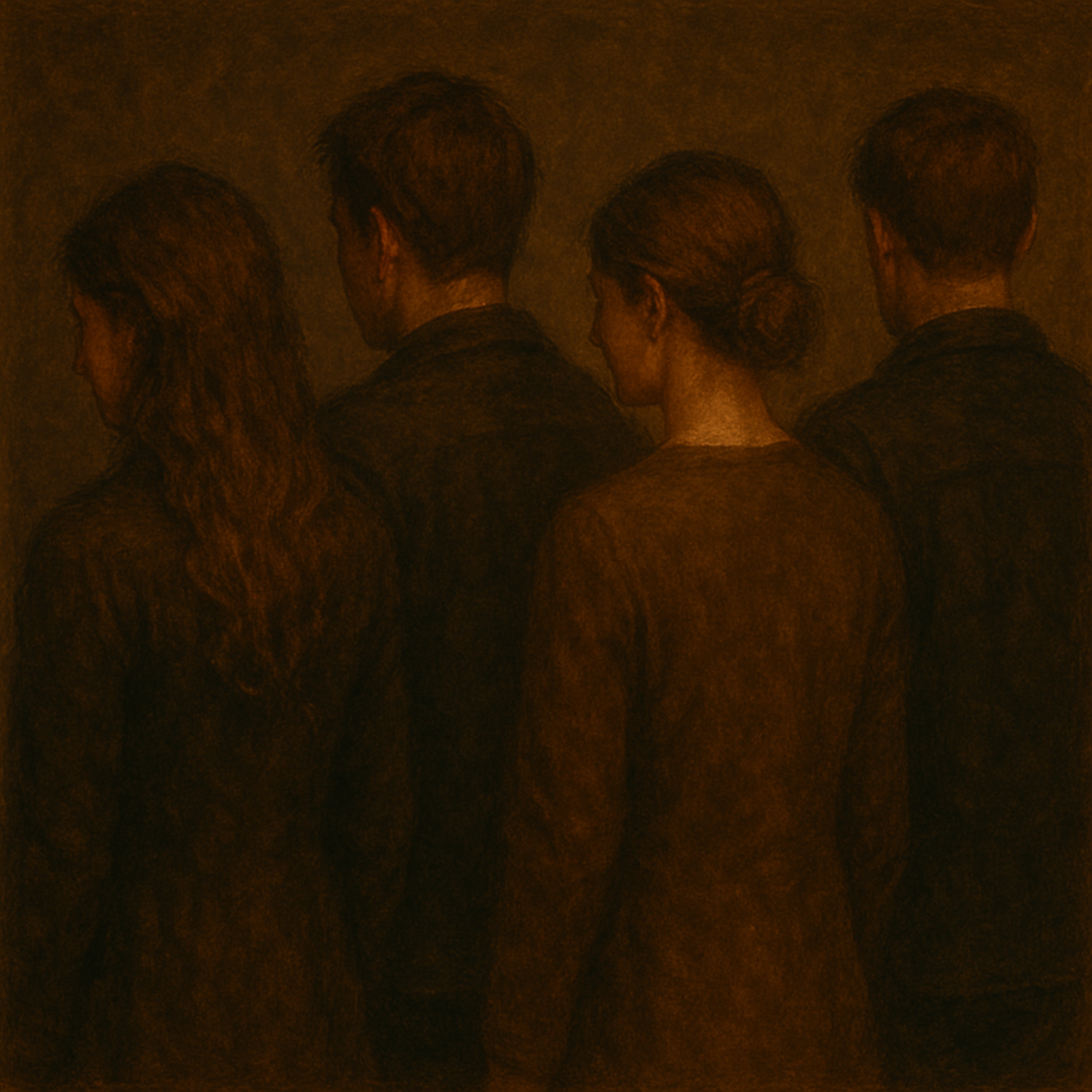 turned their backs artwork
