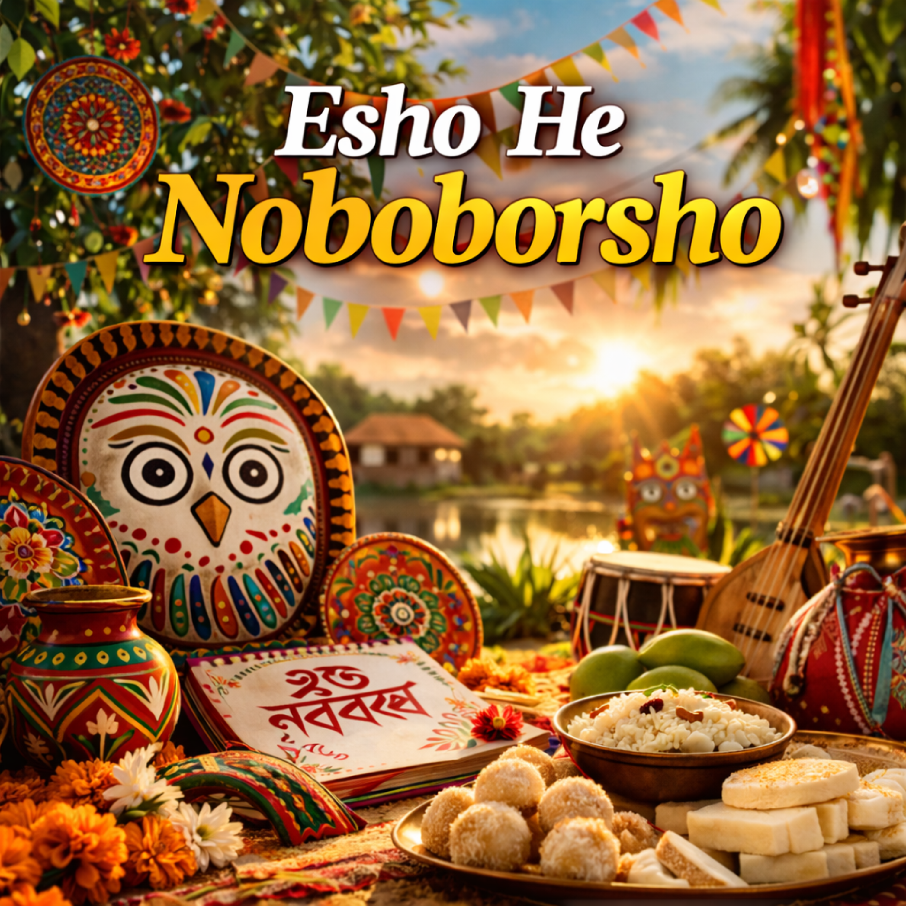 Esho He Noboborsho artwork
