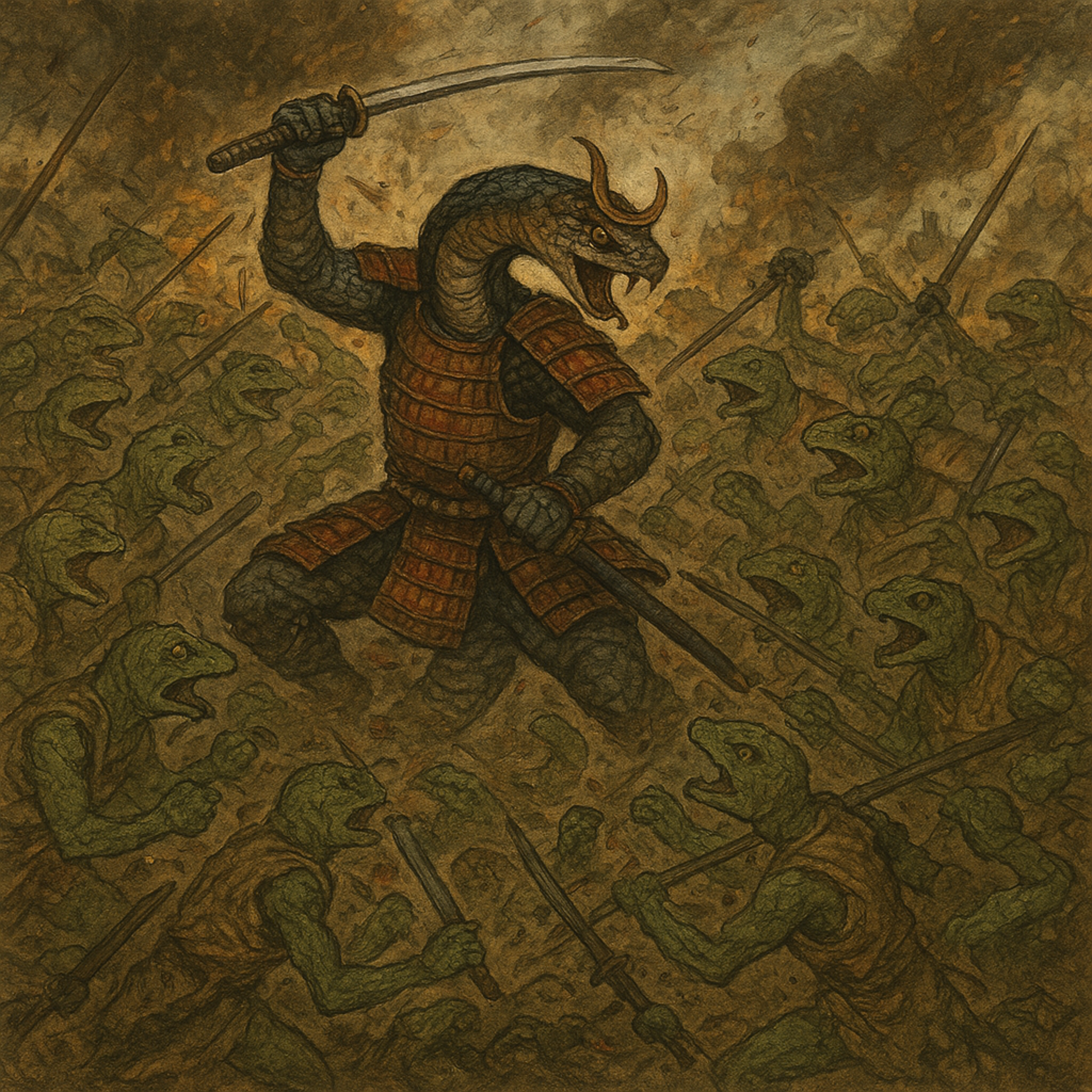 SAMURAI SNAKE DREAMS artwork