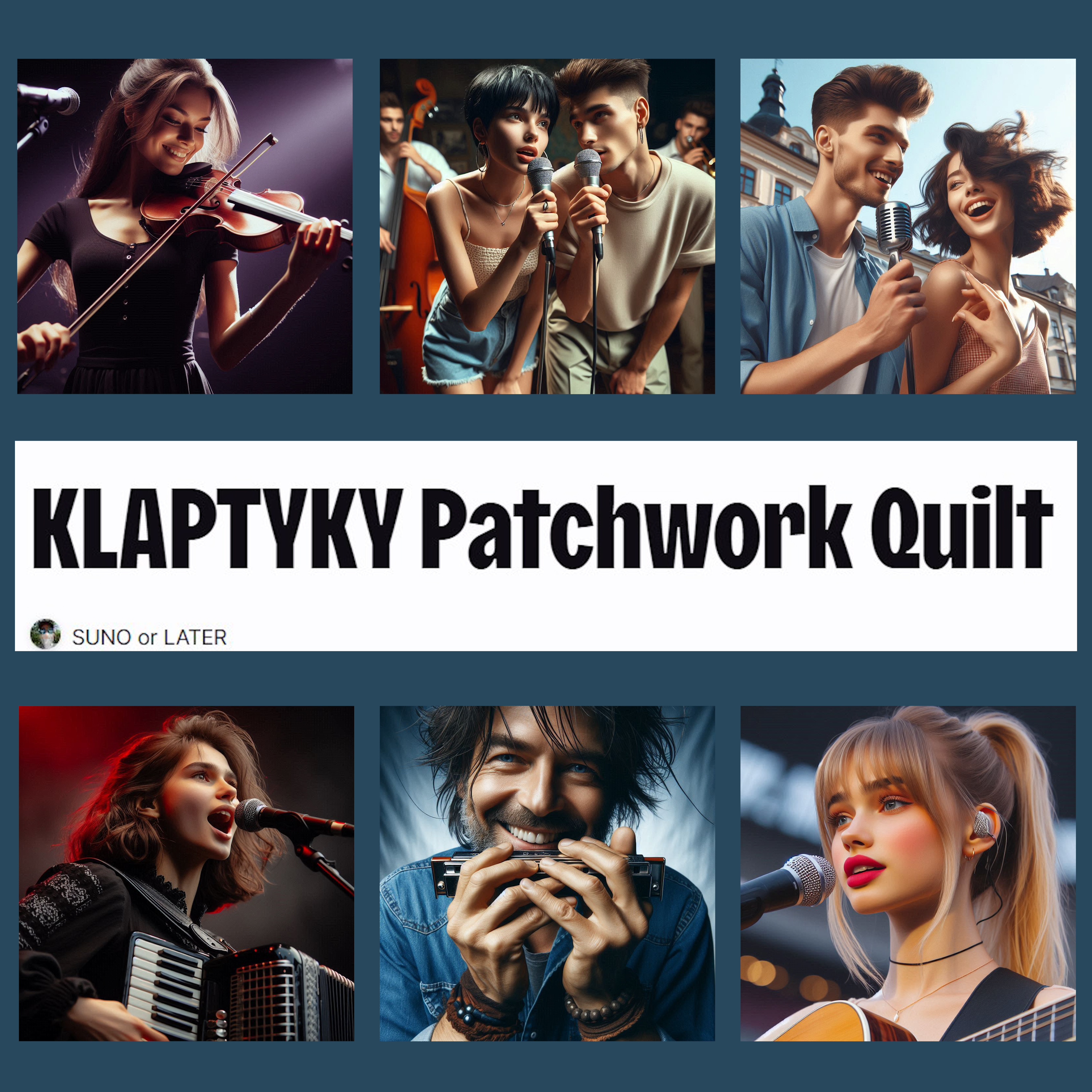 KLAPTYKY Patchwork Quilt artwork