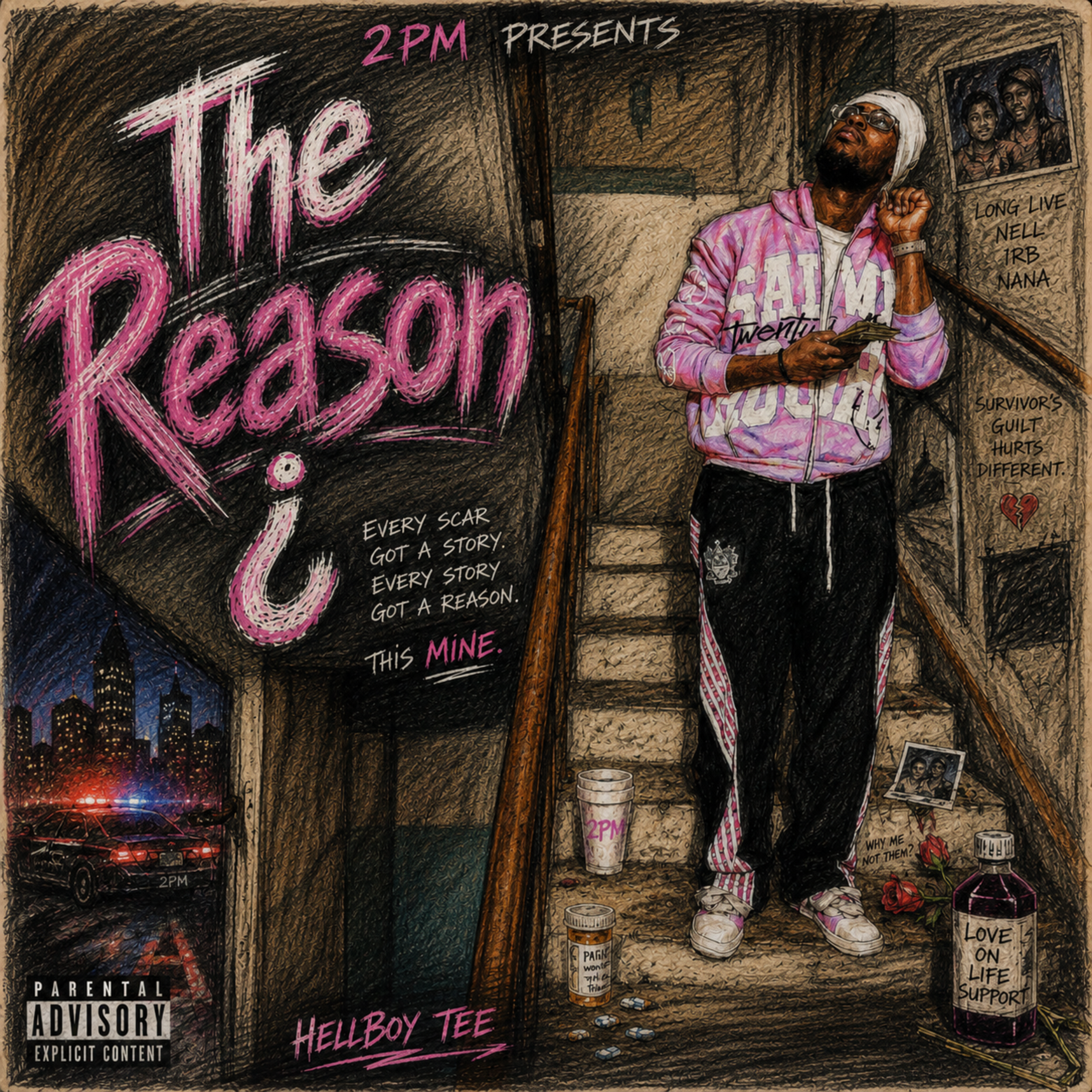 The Reason ¿ by Hellboy tee cover art