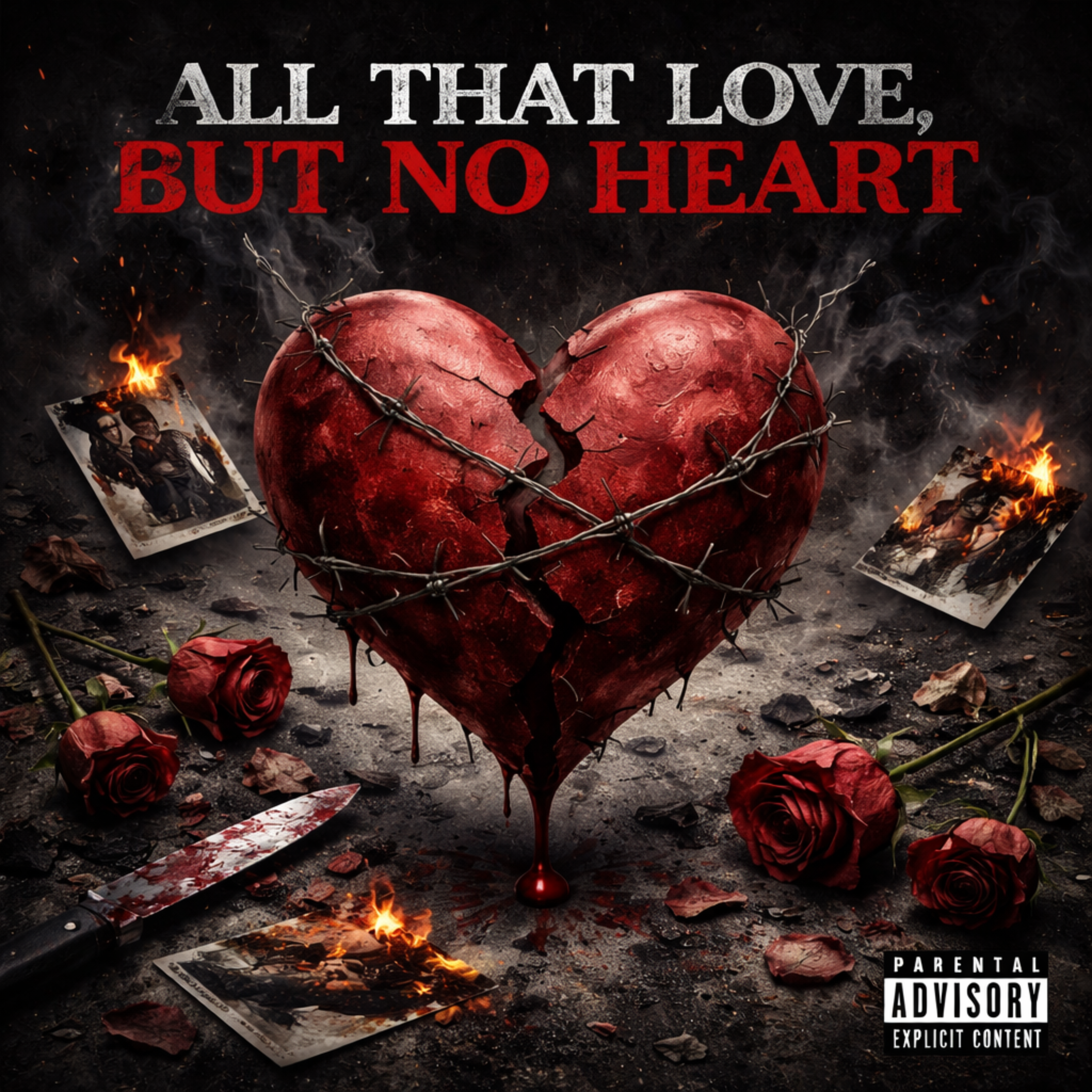 ALL THAT LOVE, BUT NO HEART artwork