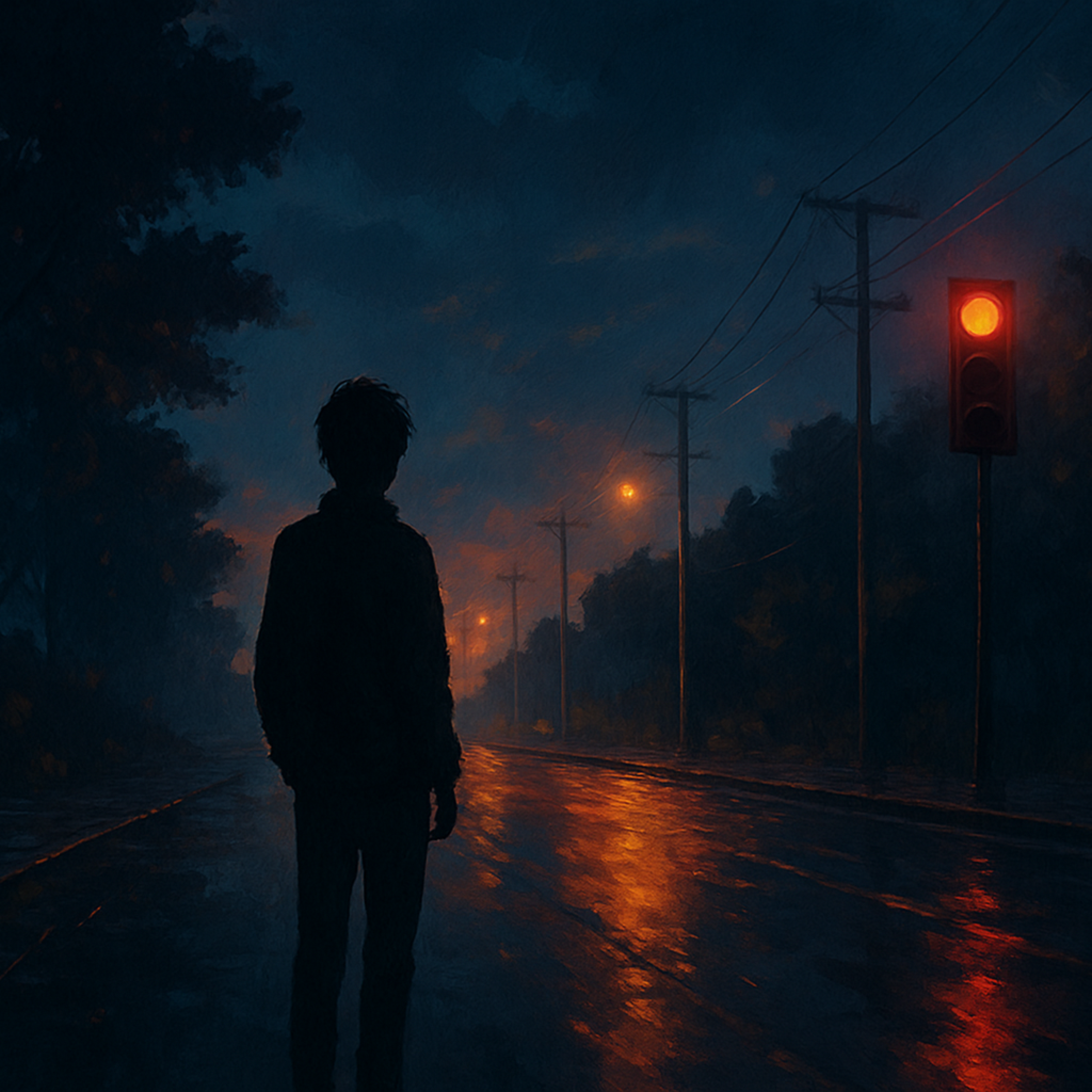 Geceye Karışan İz artwork