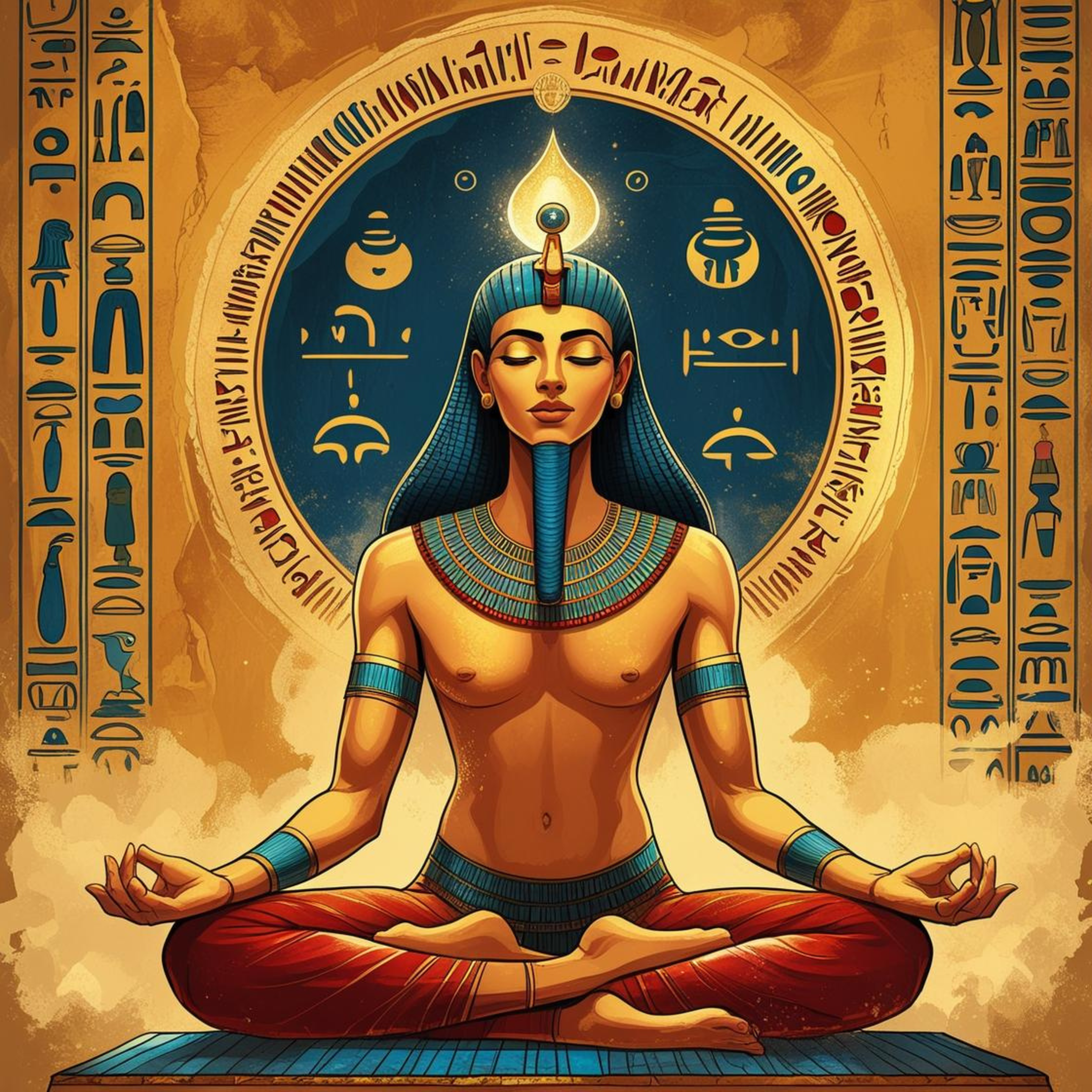 Mantras Sagrados da Espiritualidade Egípcia - Despertar o Poder da Alma e o Equilíbrio da Riqueza -  Sono Restaurador com frequências 888+528+432 Hz artwork