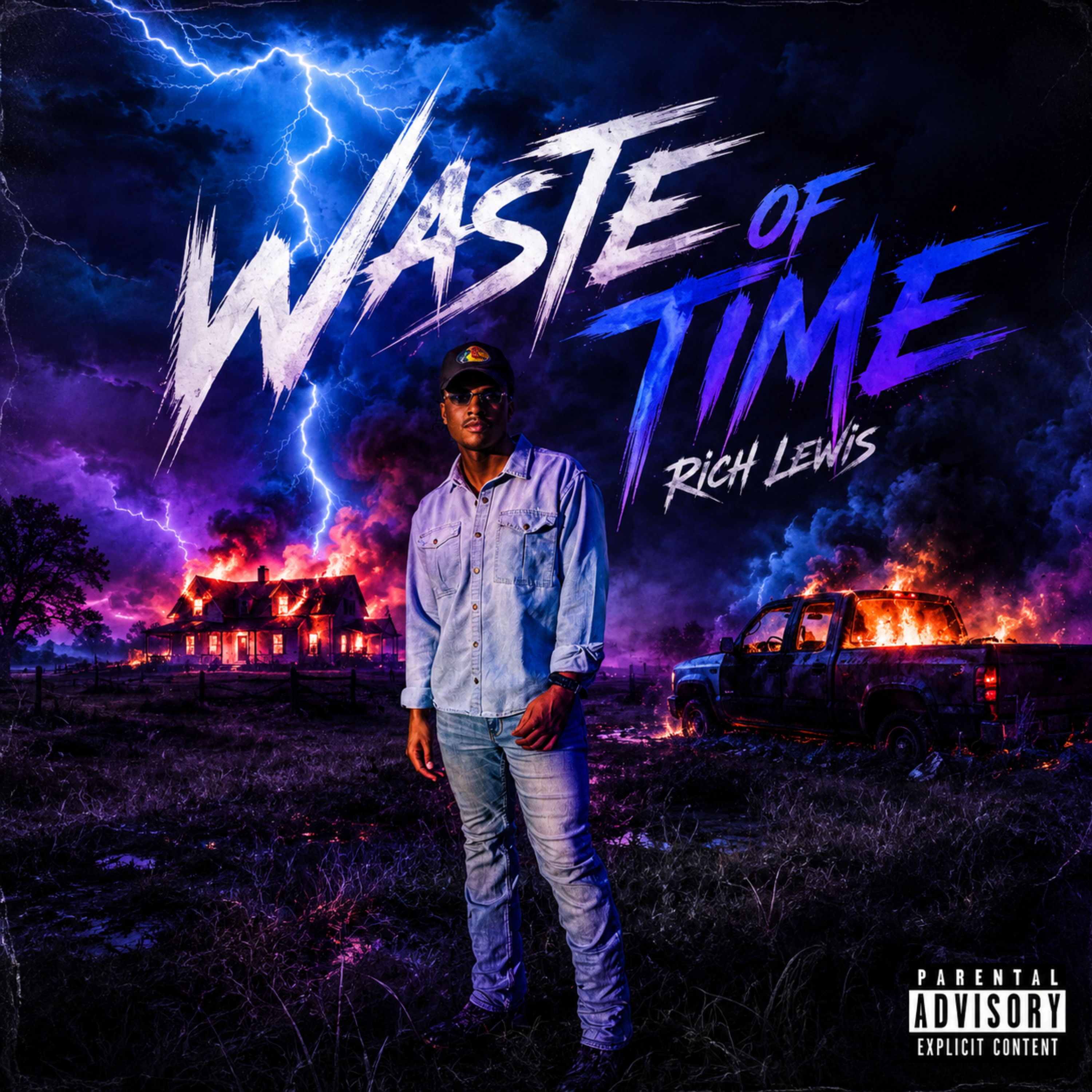 WASTE OF TIME by RICH LEWIS cover art