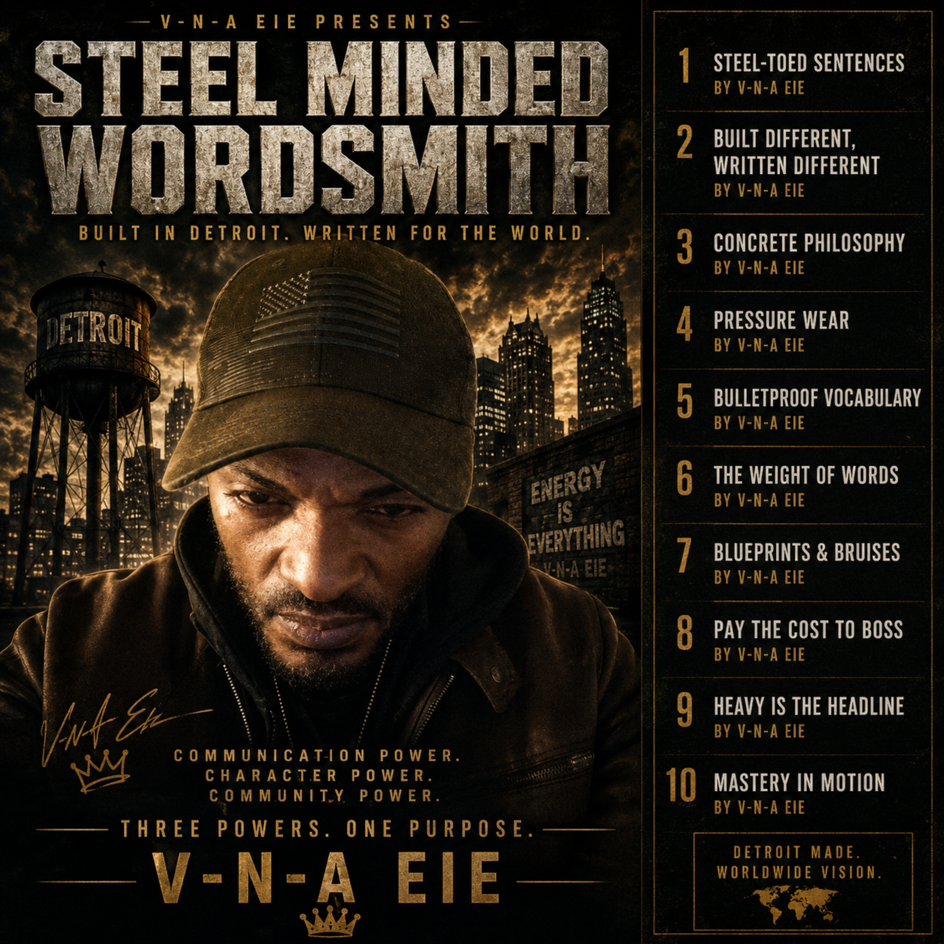 Steel Minded Wordsmith by V-n-A eie cover art