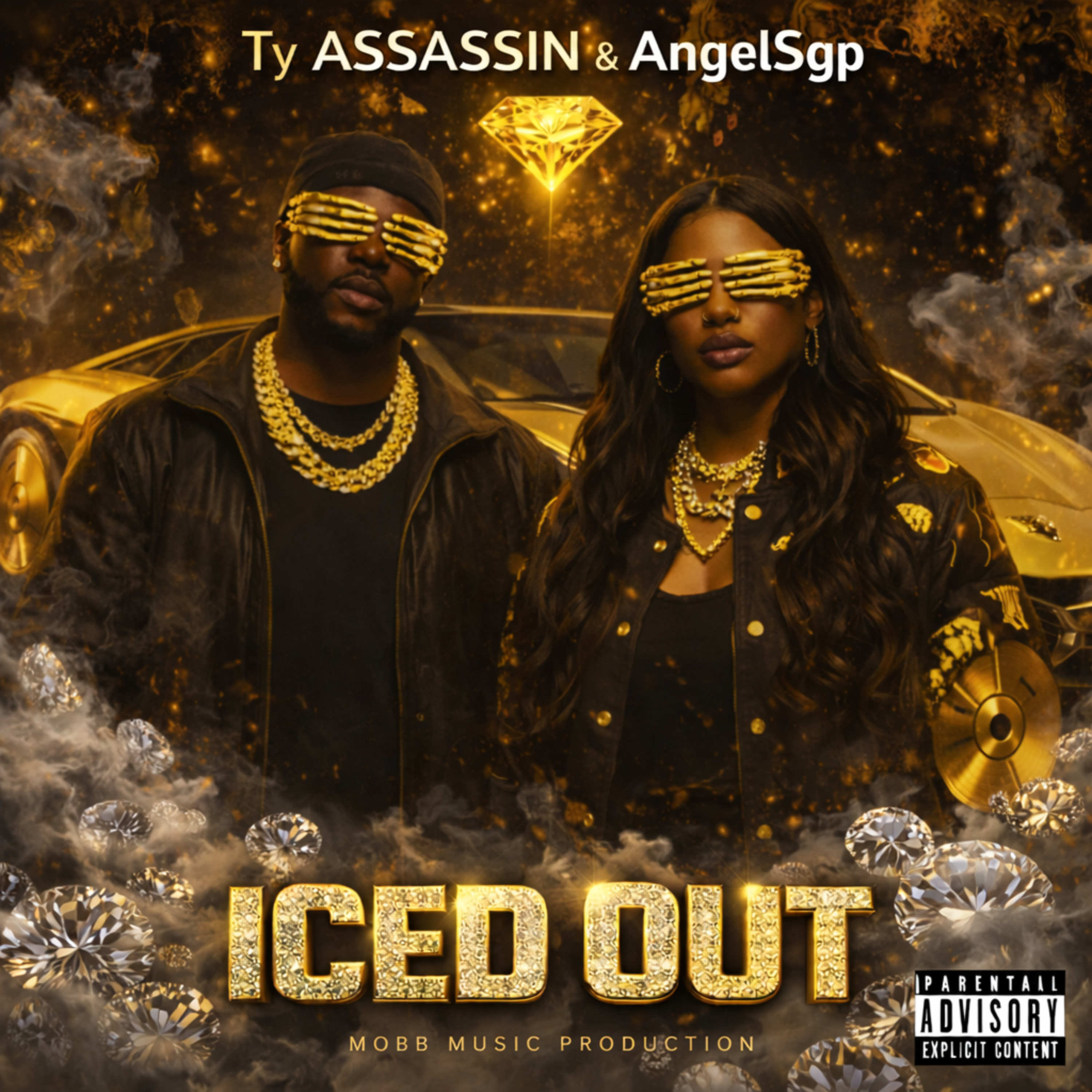 ICED OUT artwork