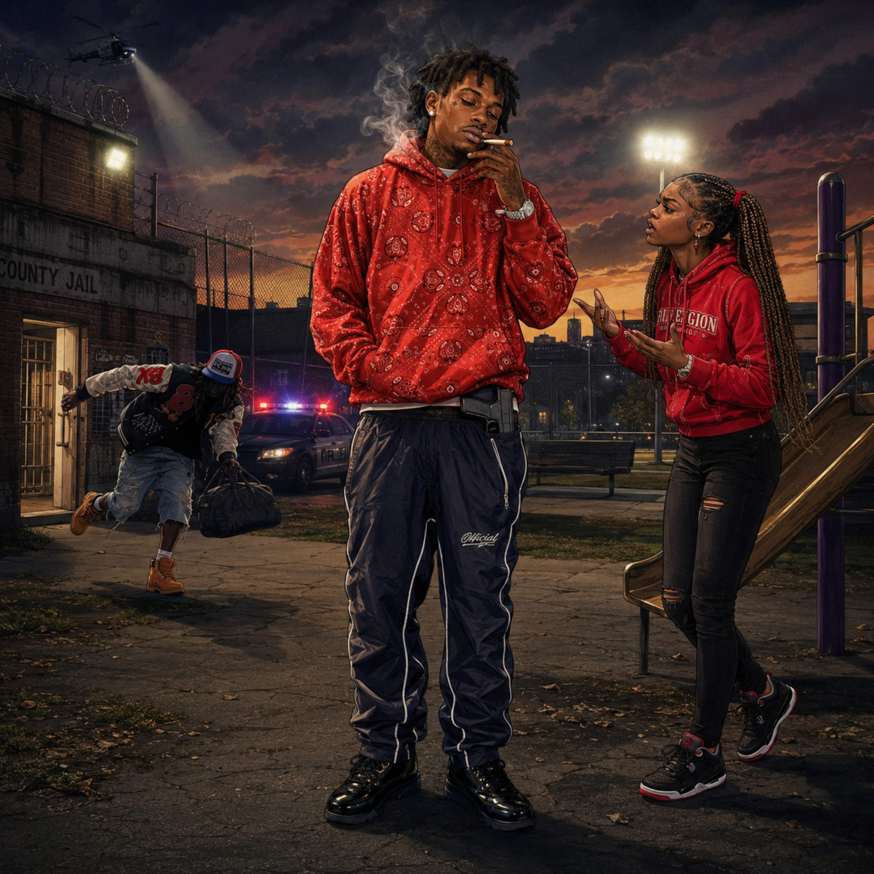 everybody needa chill on me #FreeMallyB by ghobi cover art