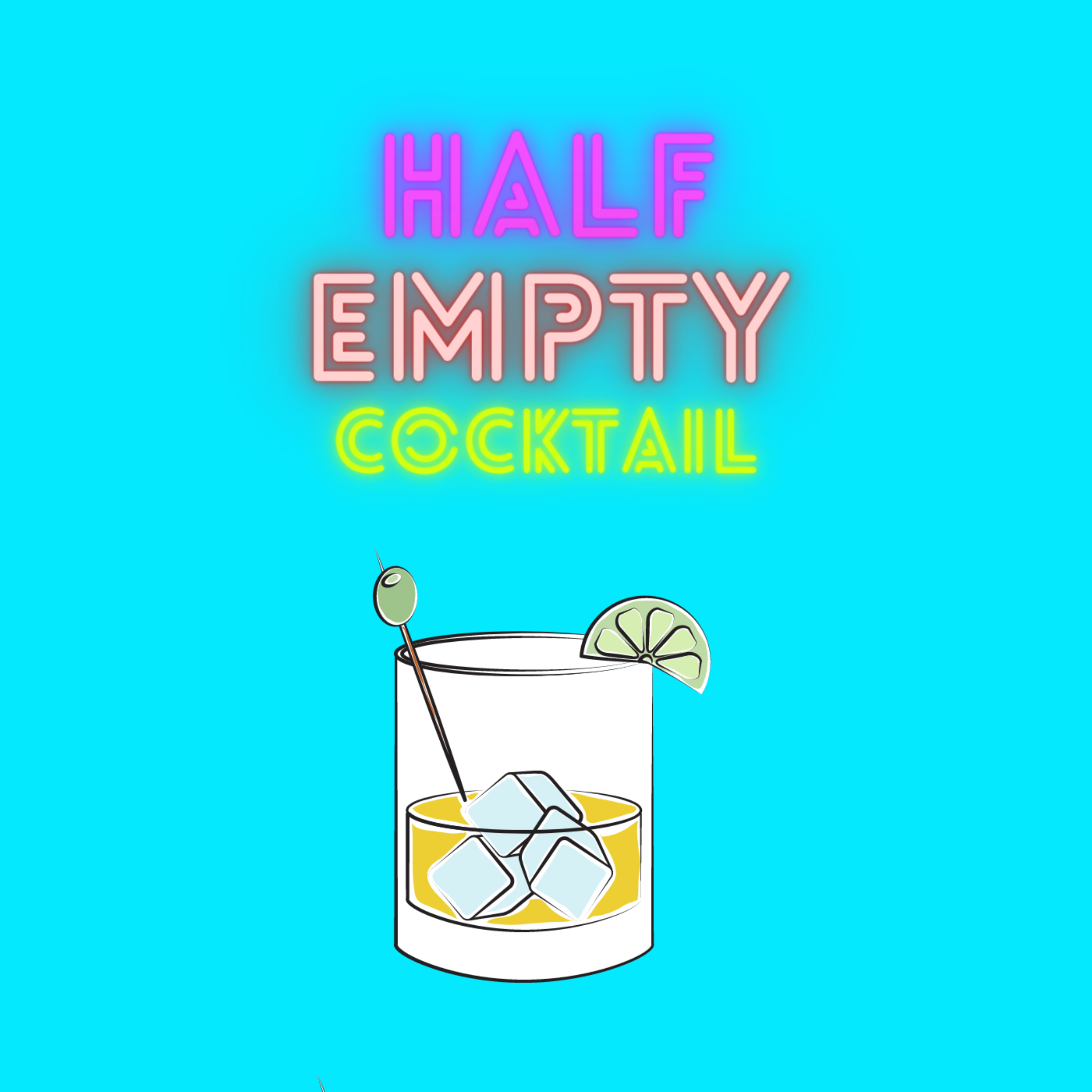 Half Empty Cocktail artwork