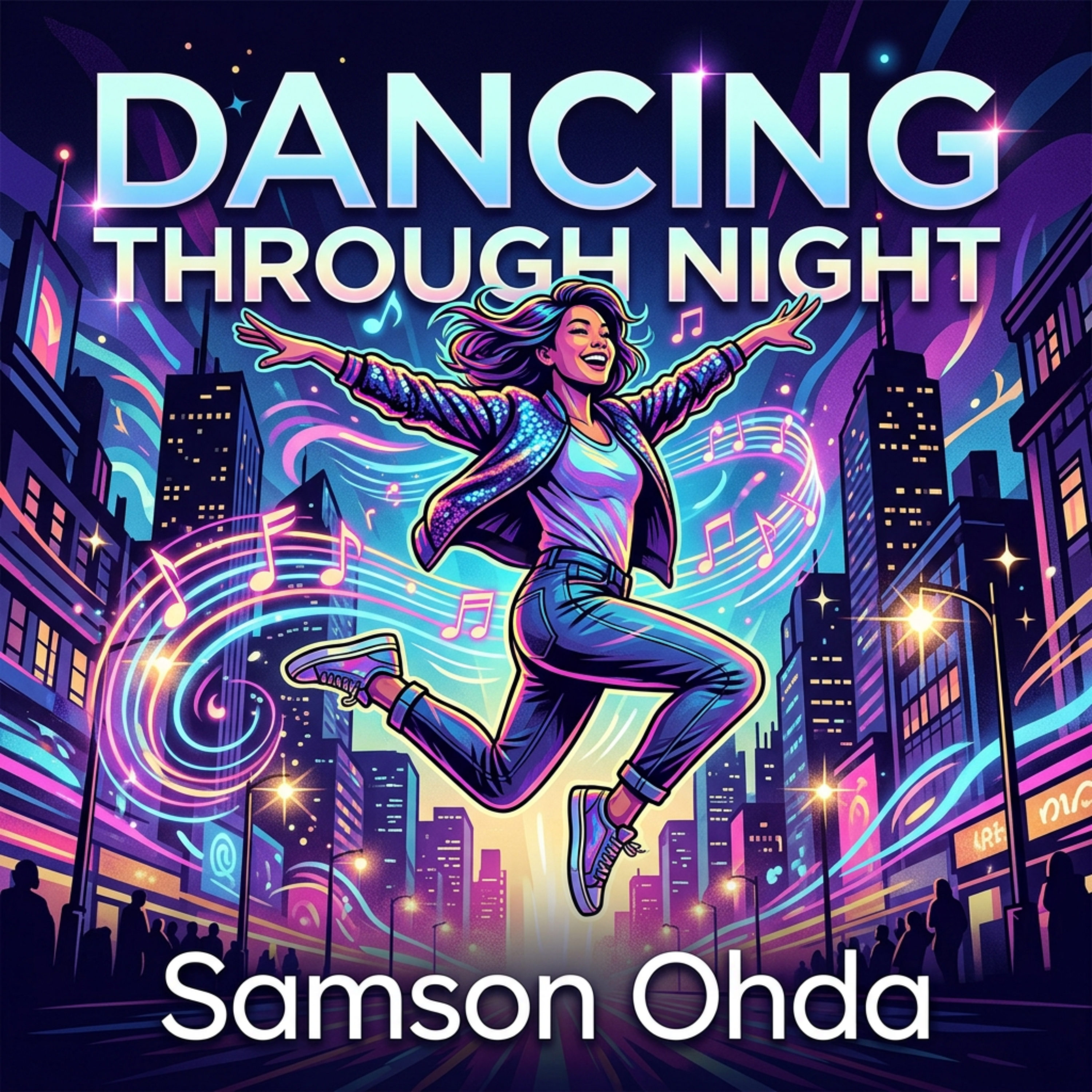 Dancing Through Night by Samson Ohda  cover art