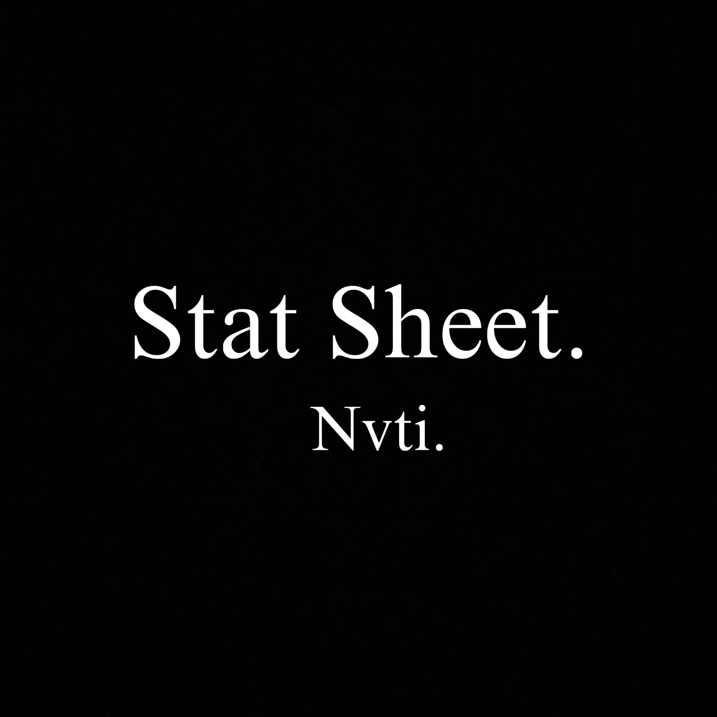 Stat Sheet artwork