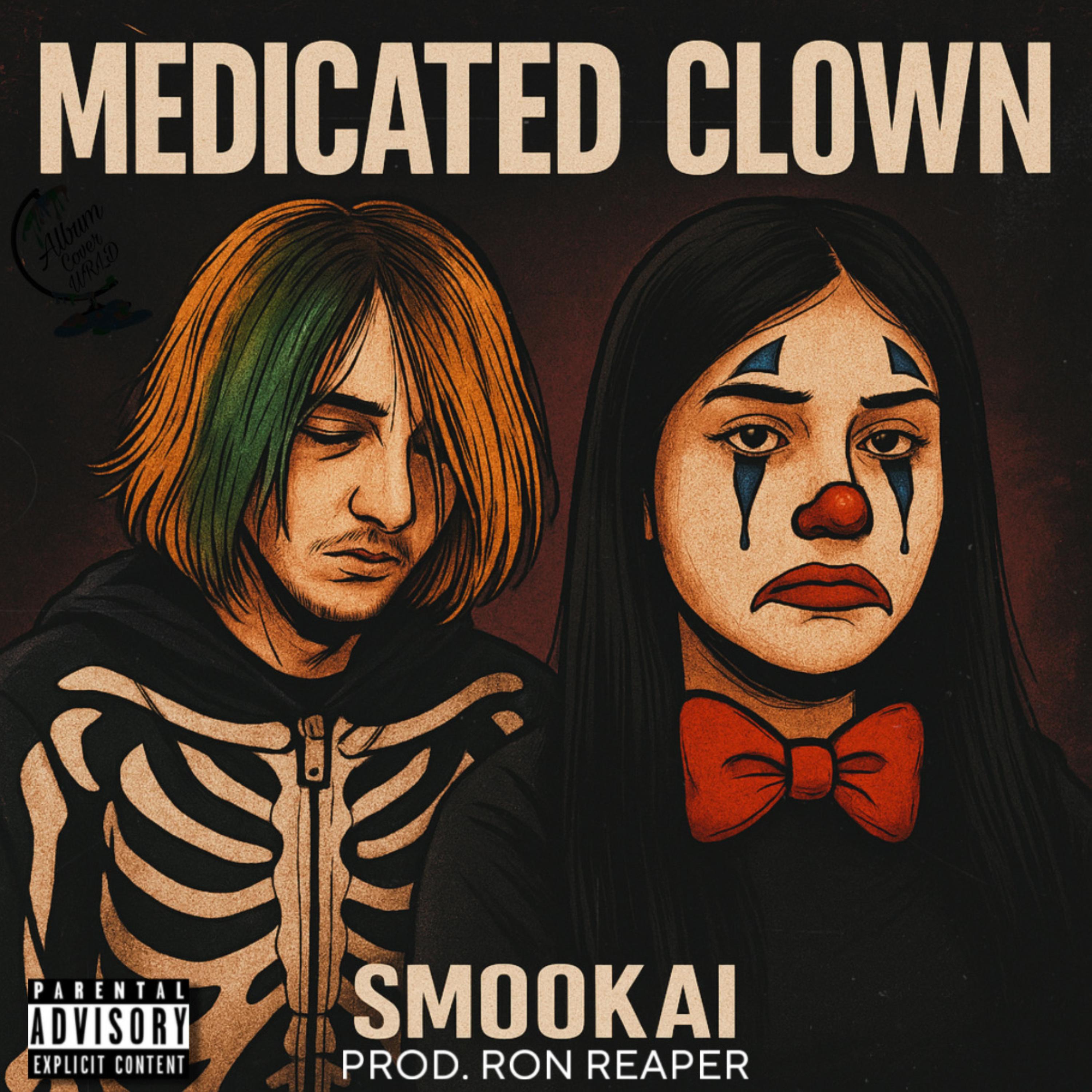 MEDICATED CLOWN. artwork