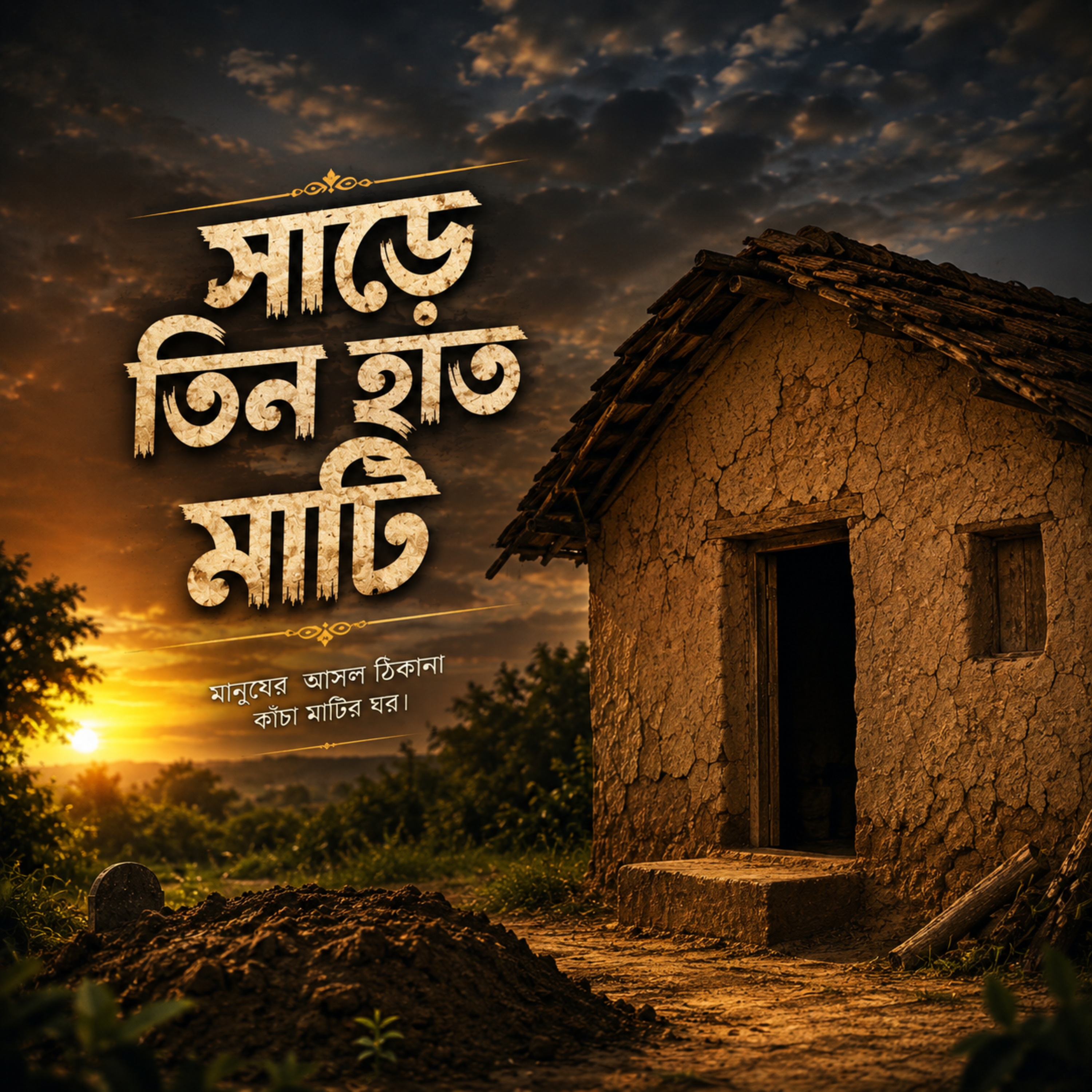 কাঁচা মাটির ঘর (Kacha Matir Ghor) by Ananya Sharma cover art