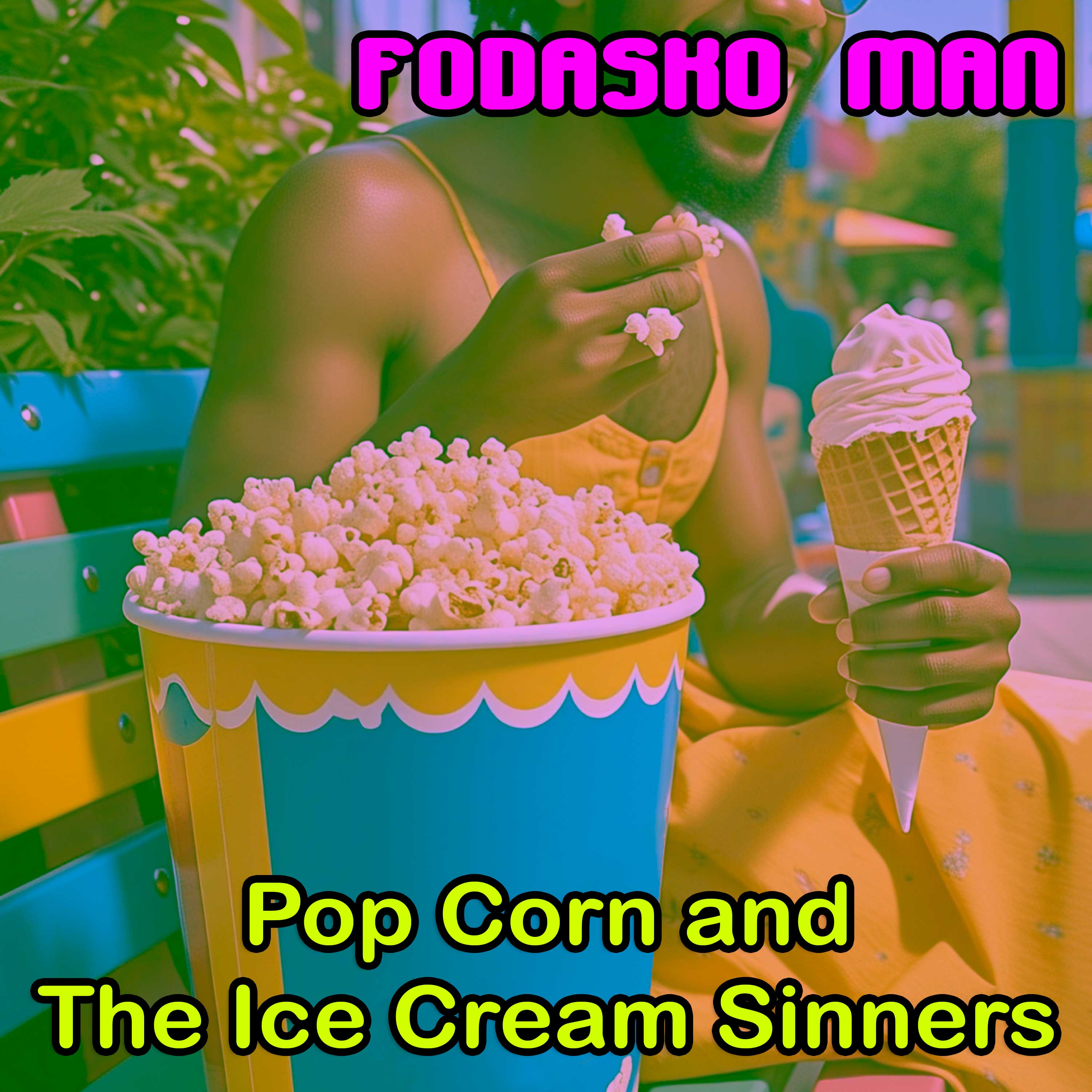 Pop corn and the ice cream sinners artwork