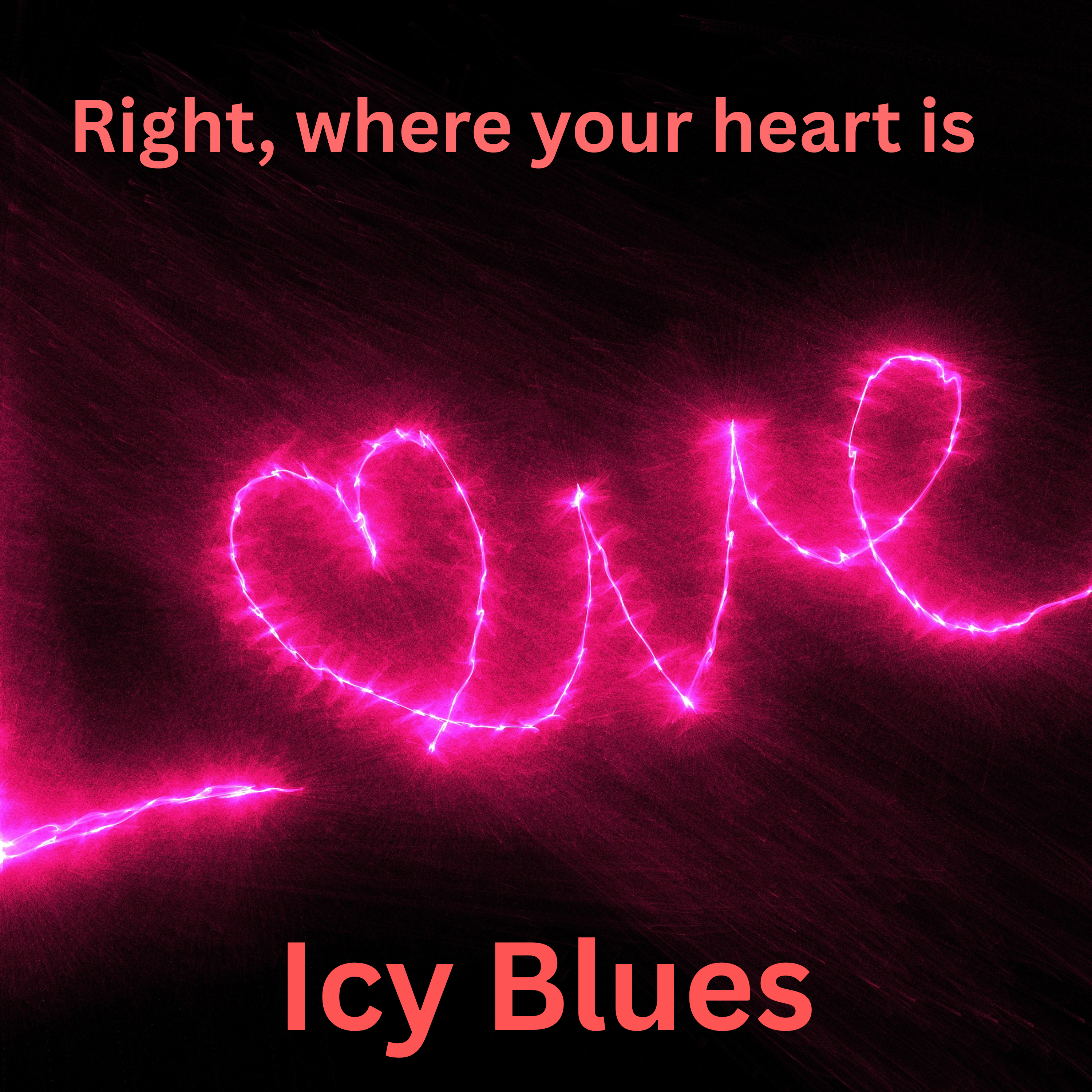 Right, where your heart is artwork