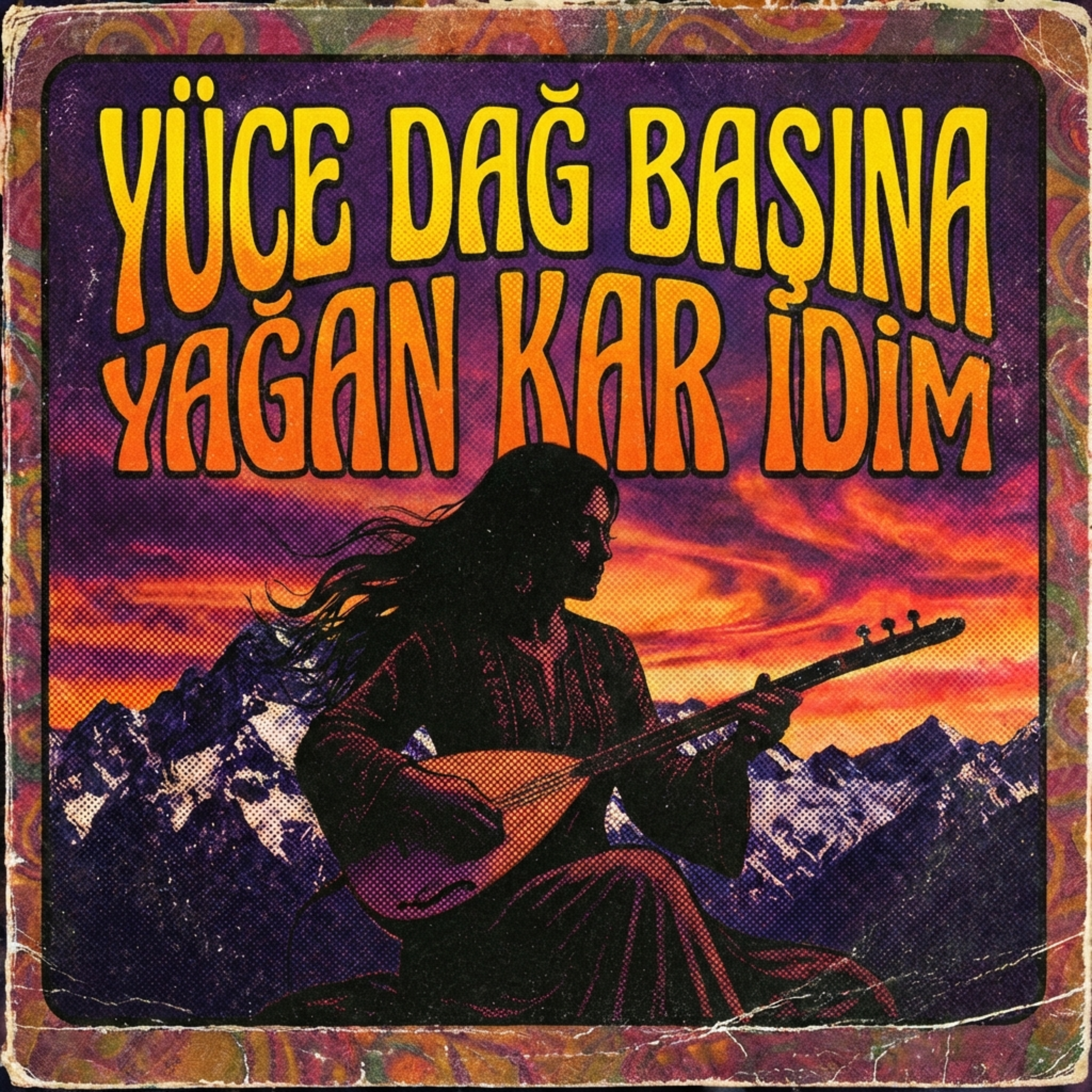 Yüce Dağ Başına Yağan Kar İdim artwork