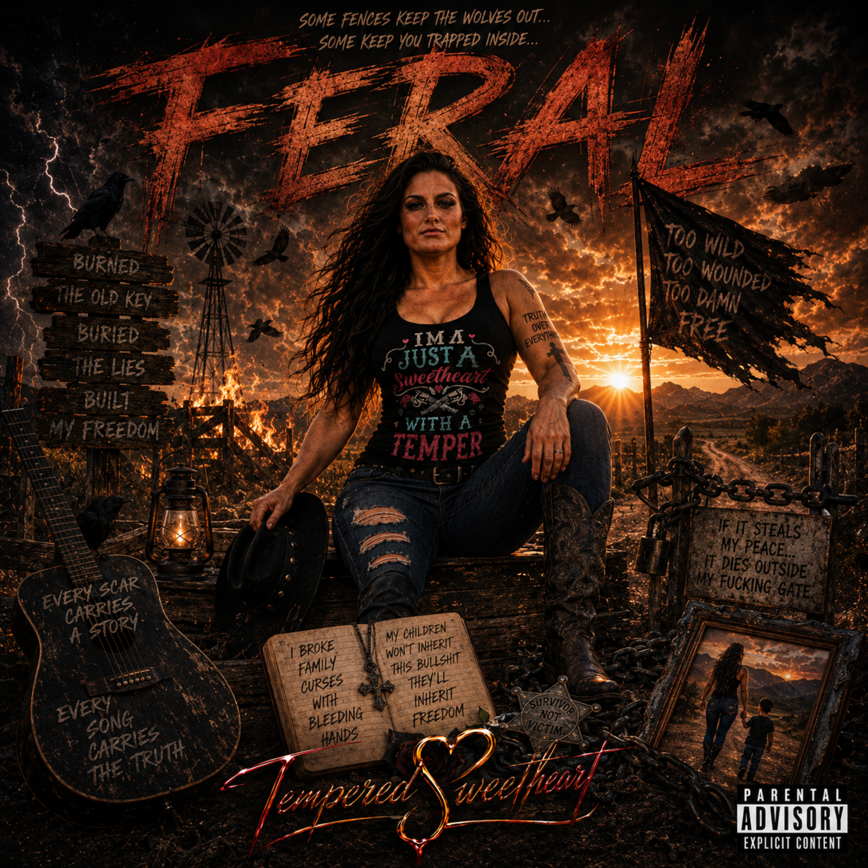 FERAL by TemperedSweetheart cover art