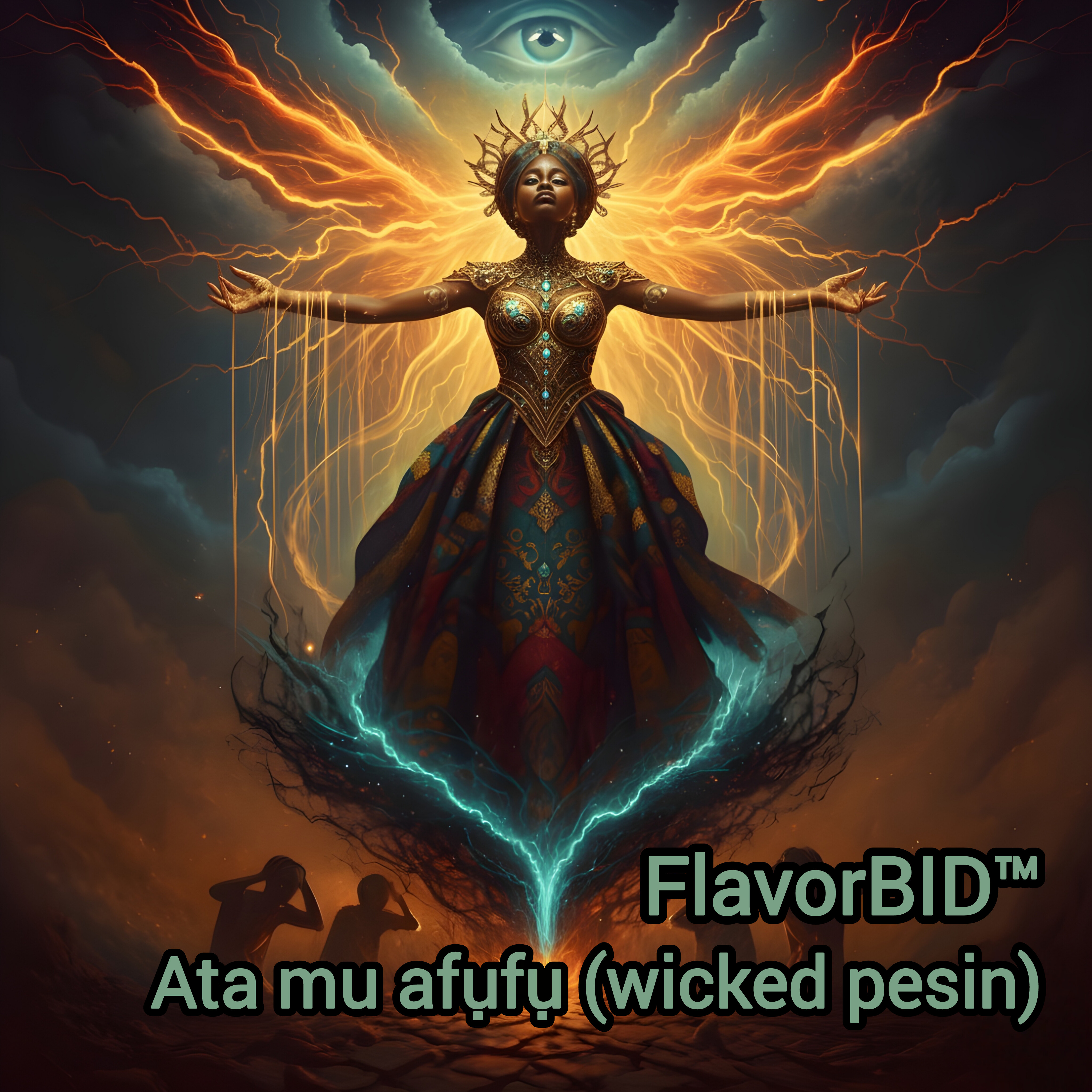 Ata mu afụfụ (wicked pesin) artwork