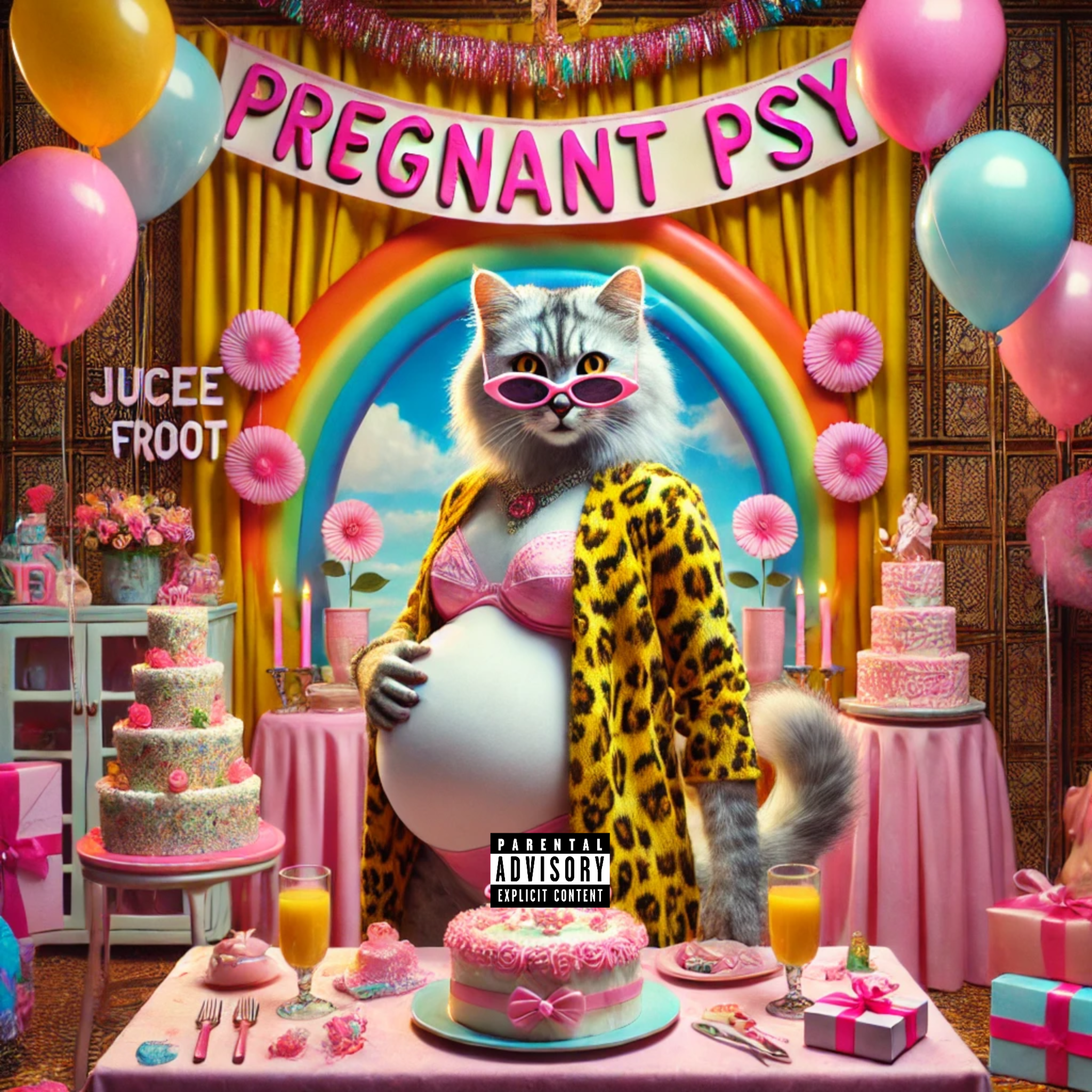 Pregnant PSY artwork