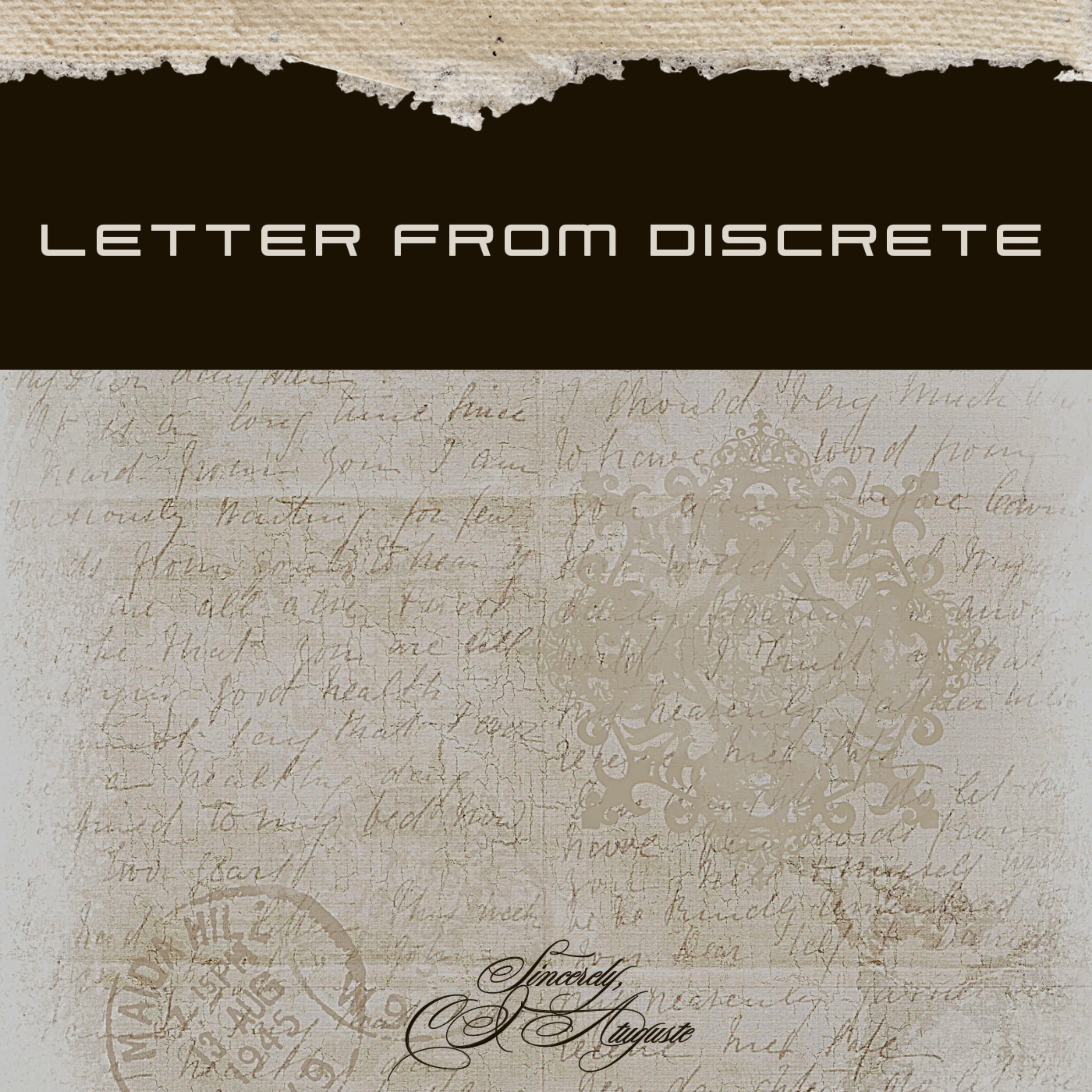 Letter from Discrete artwork