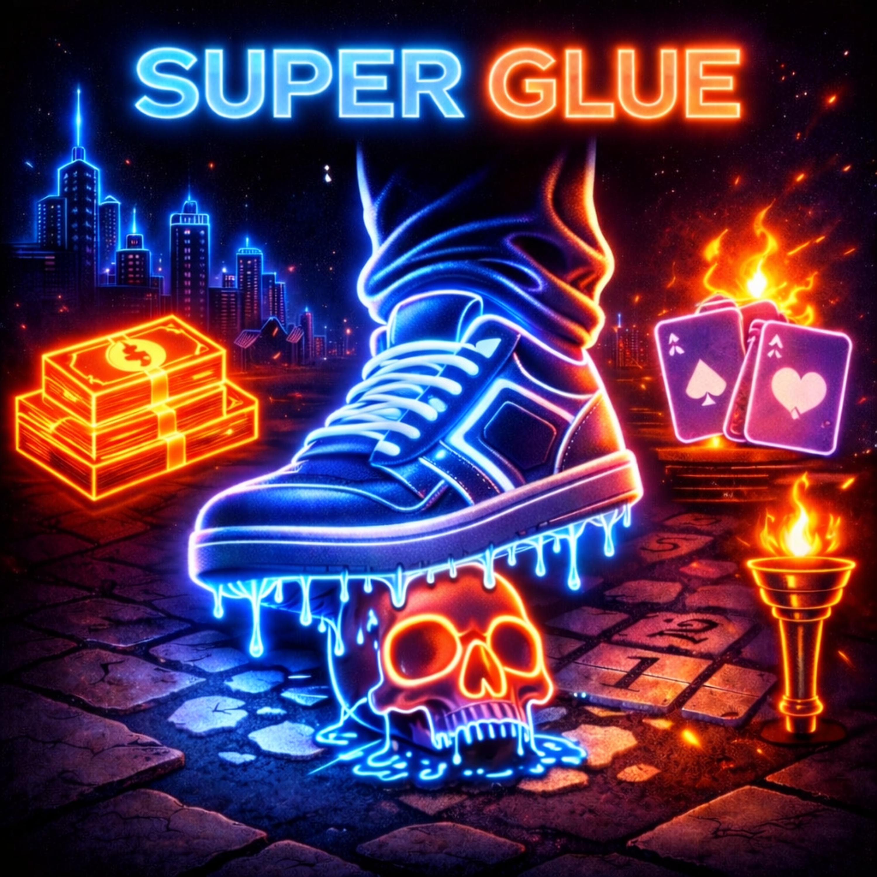 Super Glue artwork