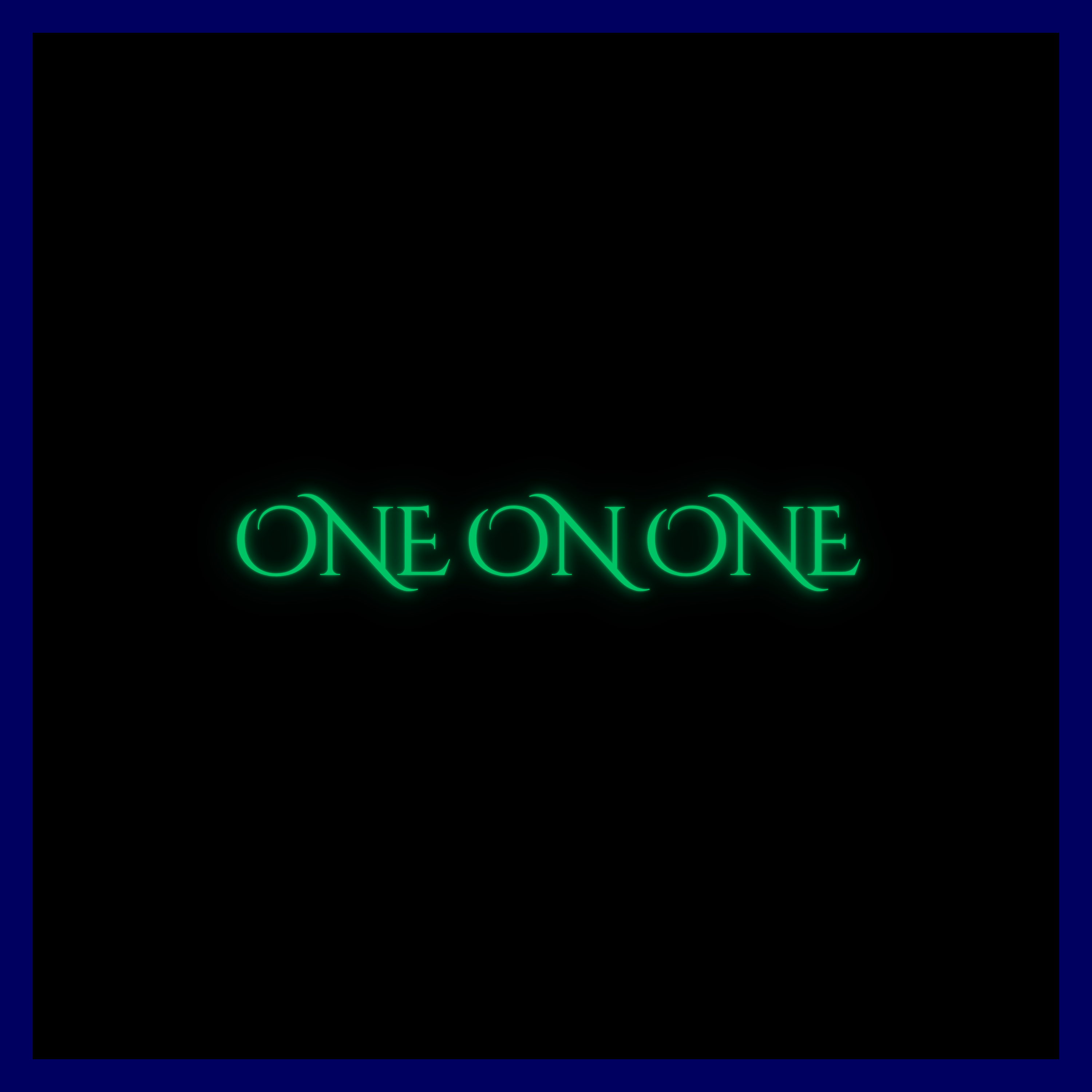 One on one (slowed and reverb) artwork