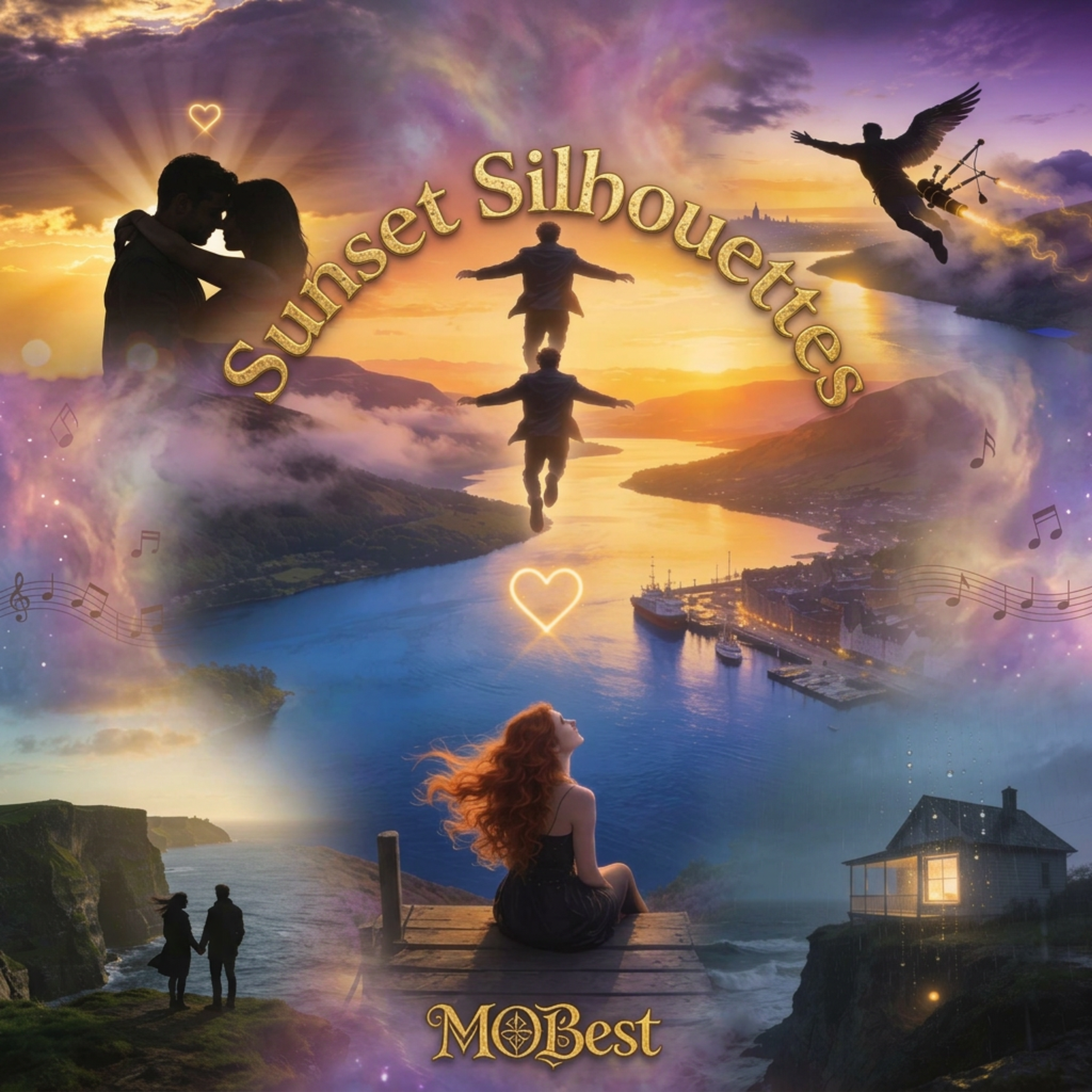 Sunset Silhouettes artwork