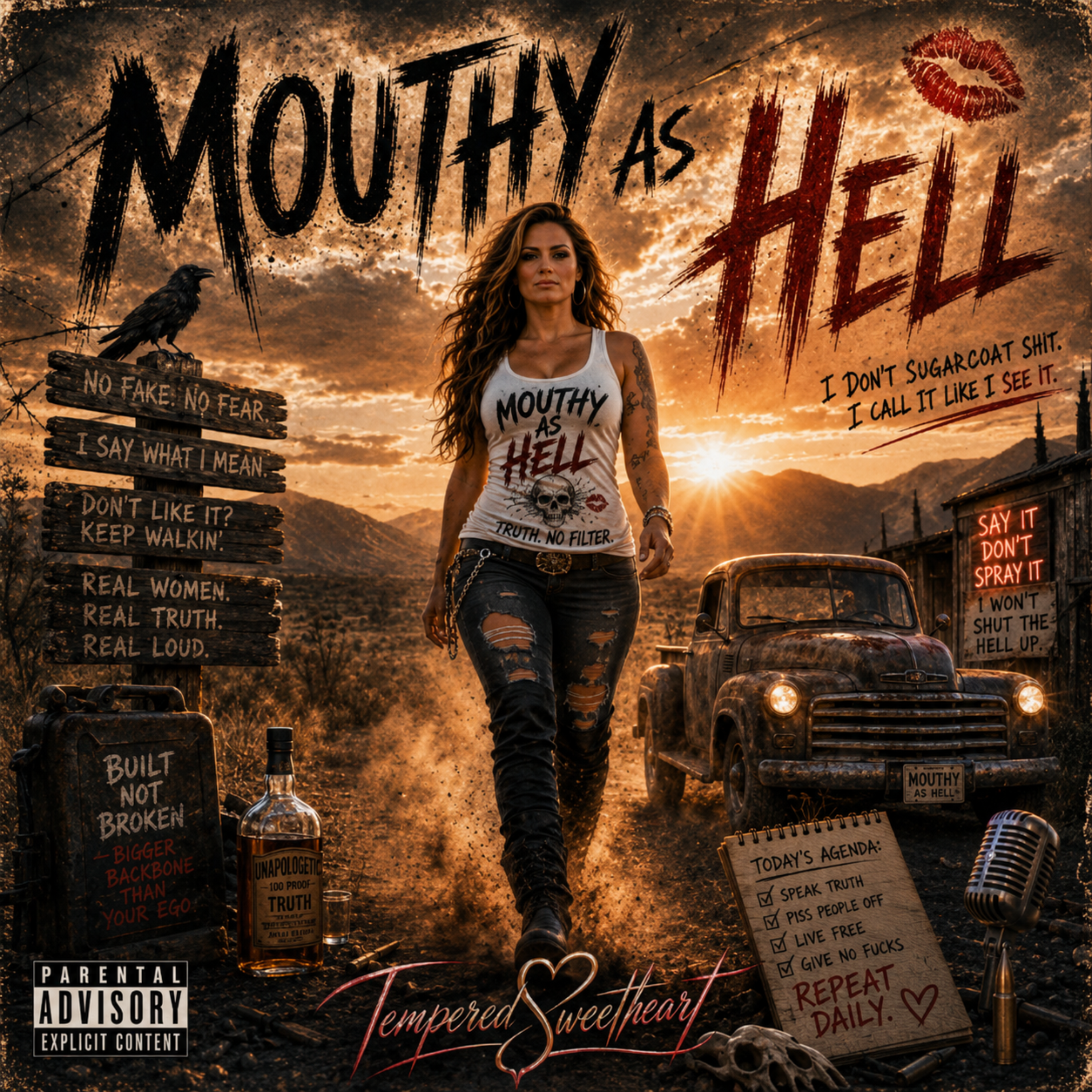 MOUTHY AS HELL by TemperedSweetheart cover art