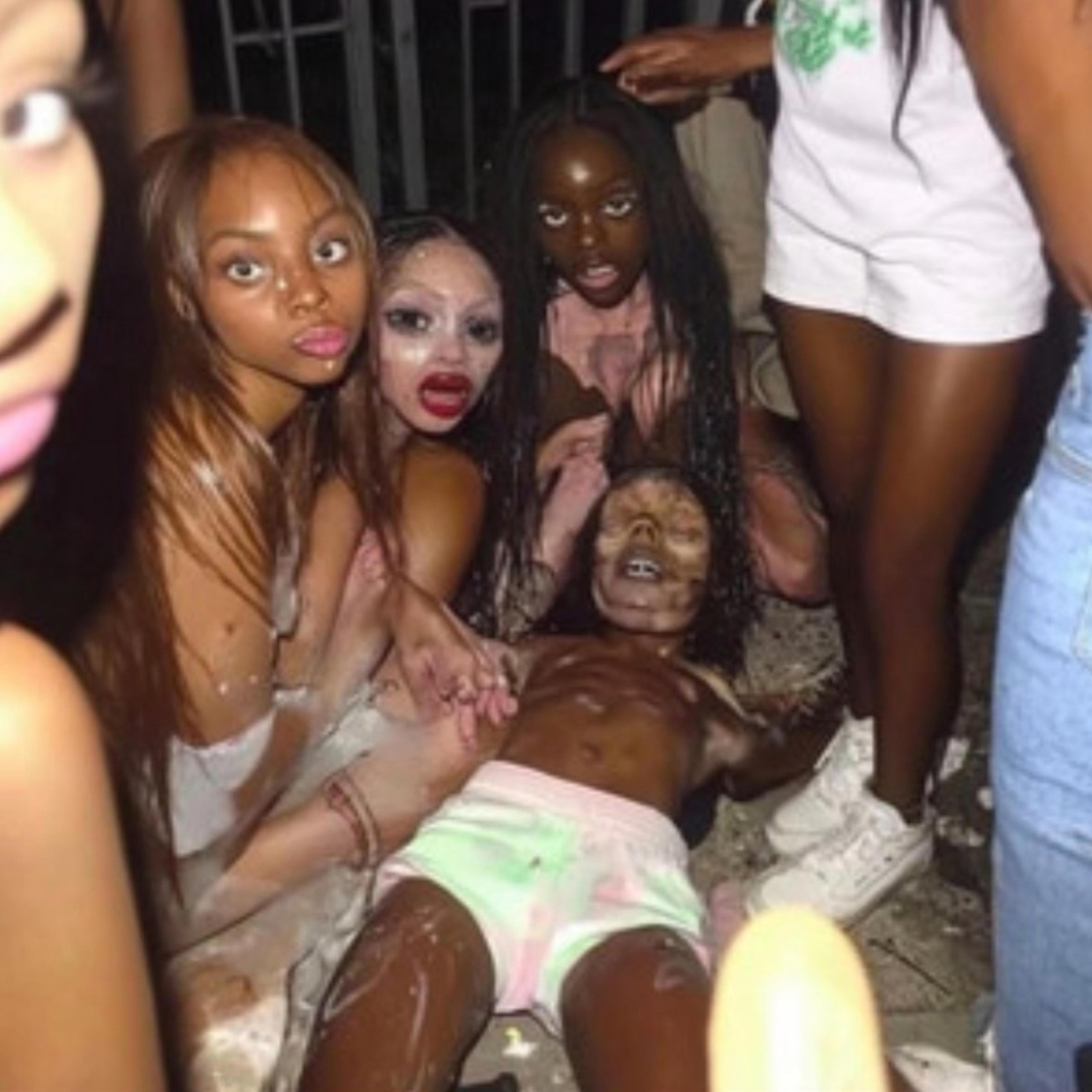 blood r4in biker boy artwork