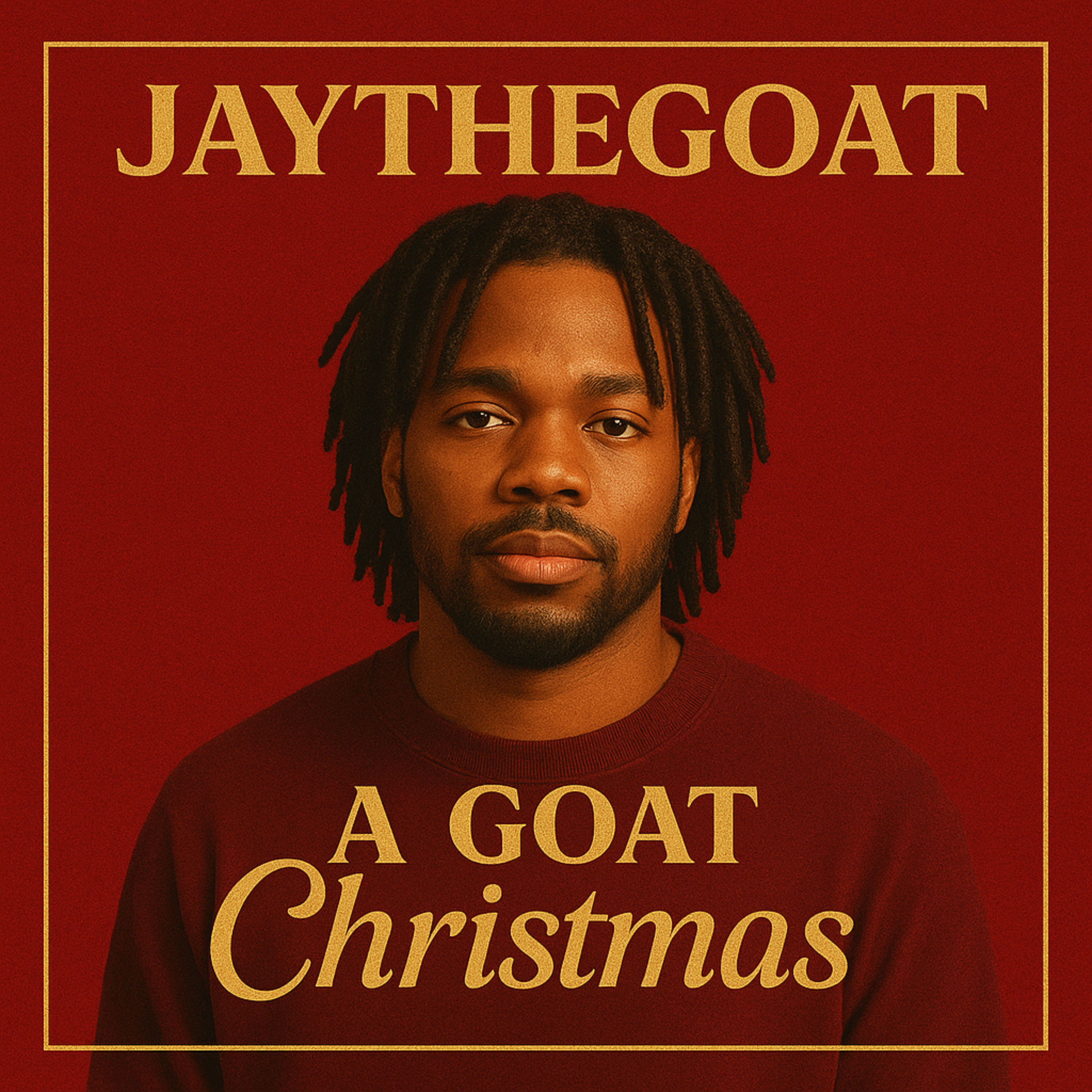 A G.O.A.T Christmas artwork