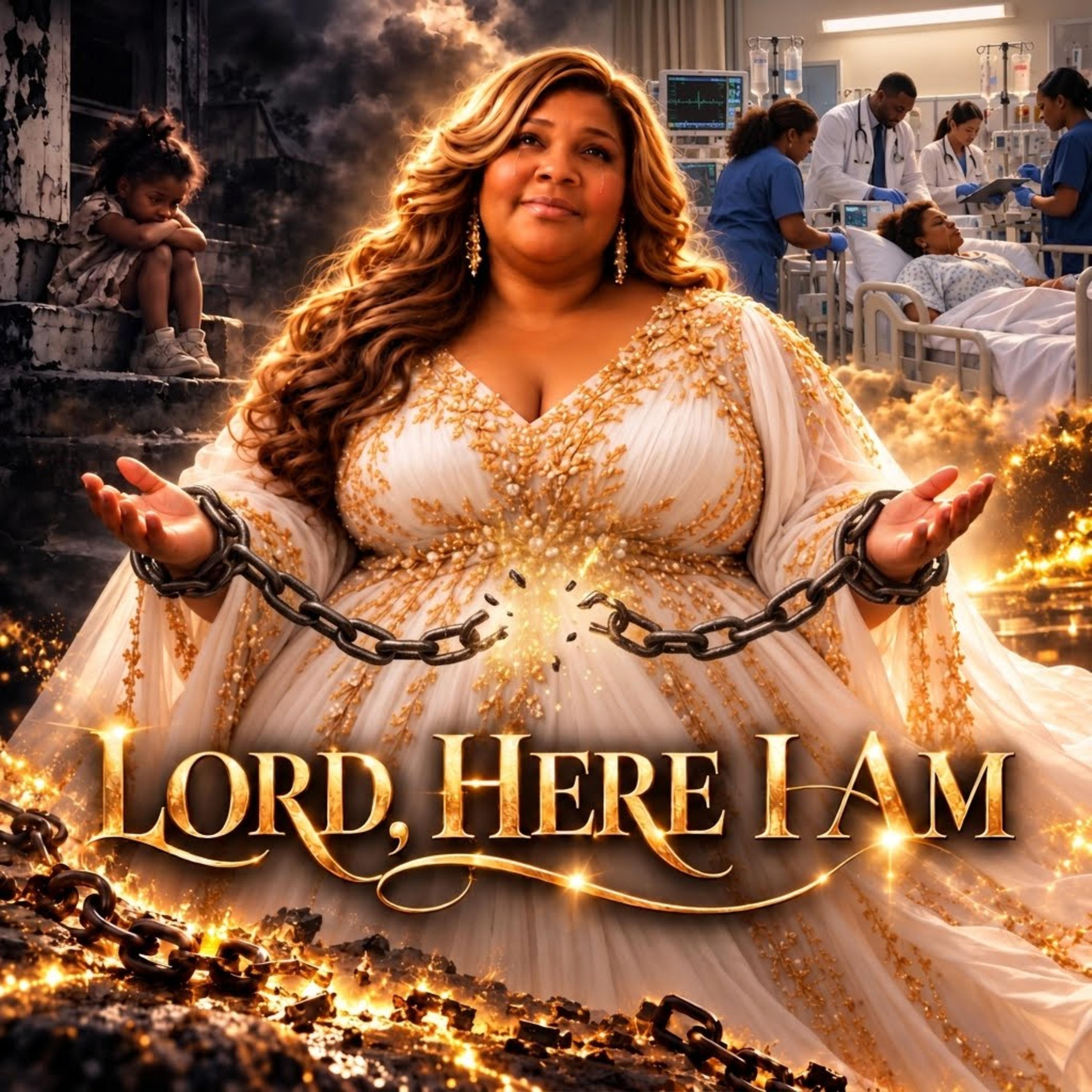 LORD HERE I AM by Shandrea Miles cover art