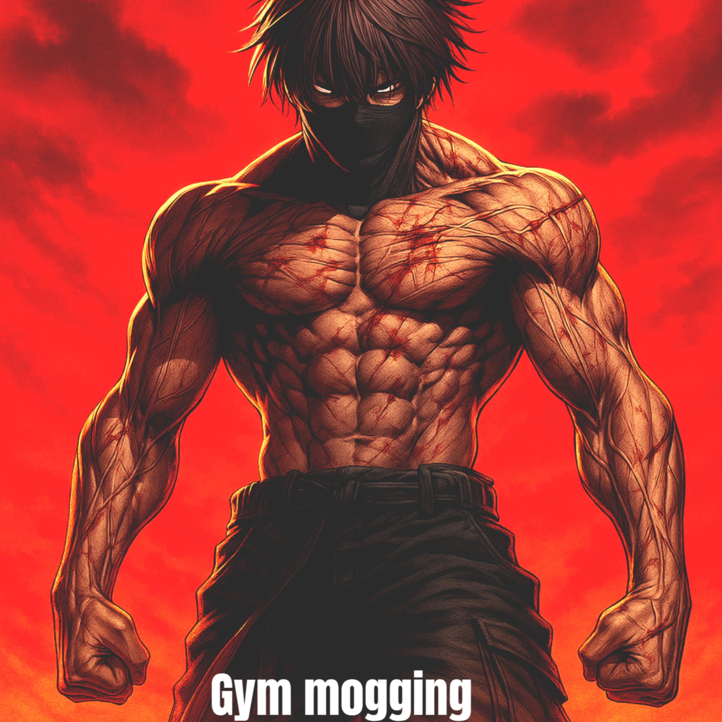 Gym mogging artwork