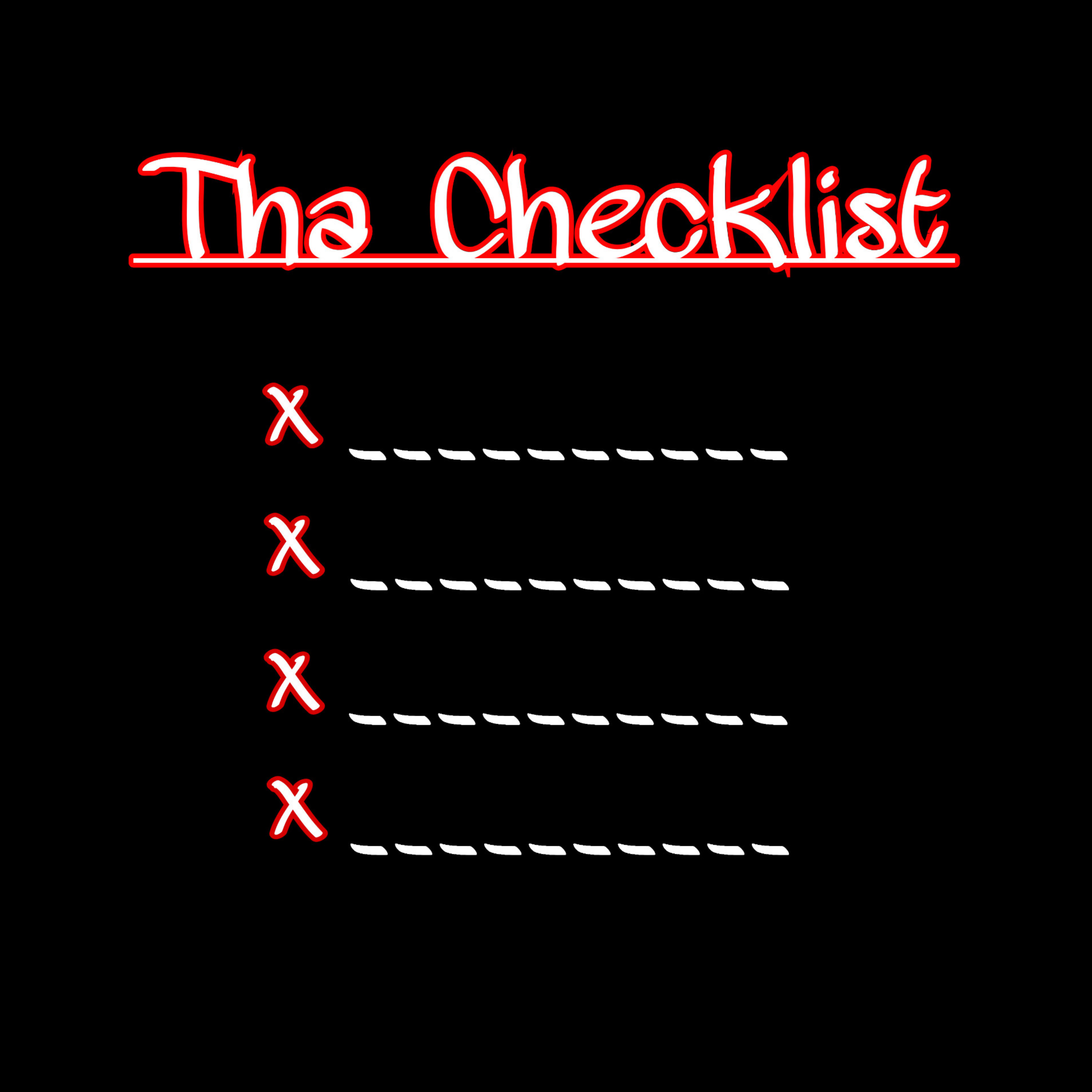 Tha Checklist artwork