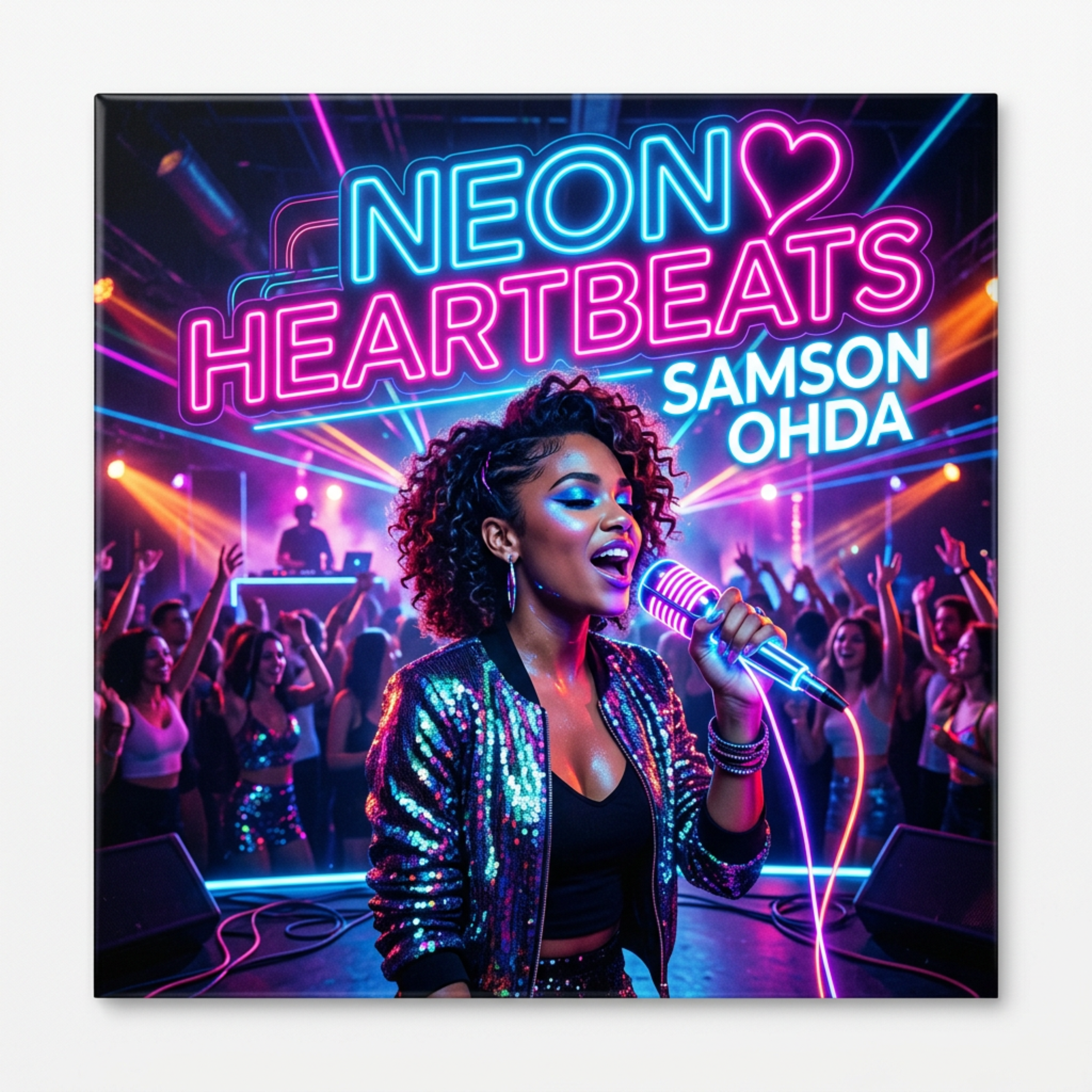 Neon Heartbeats by Samson Ohda  cover art