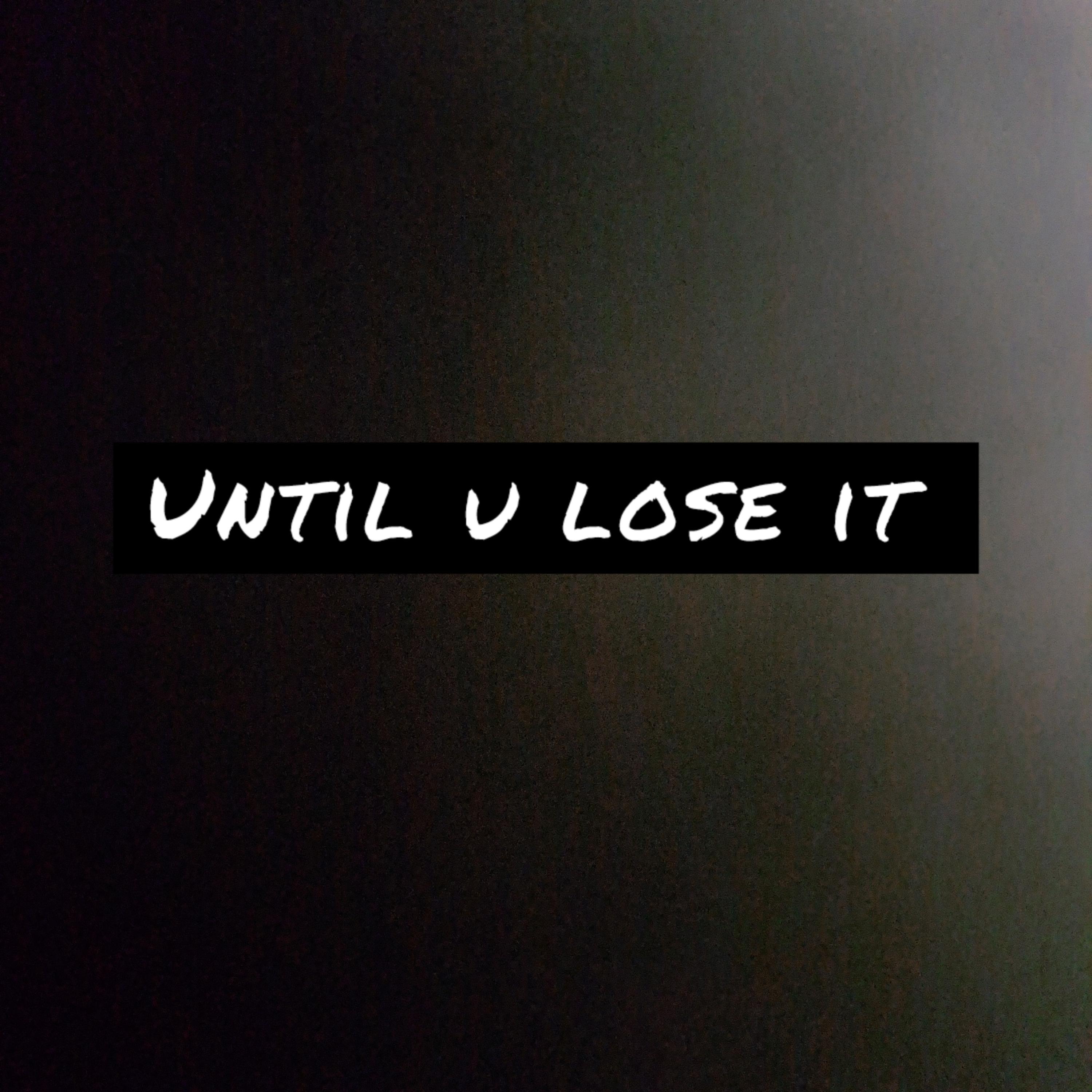 Until U Lose It artwork